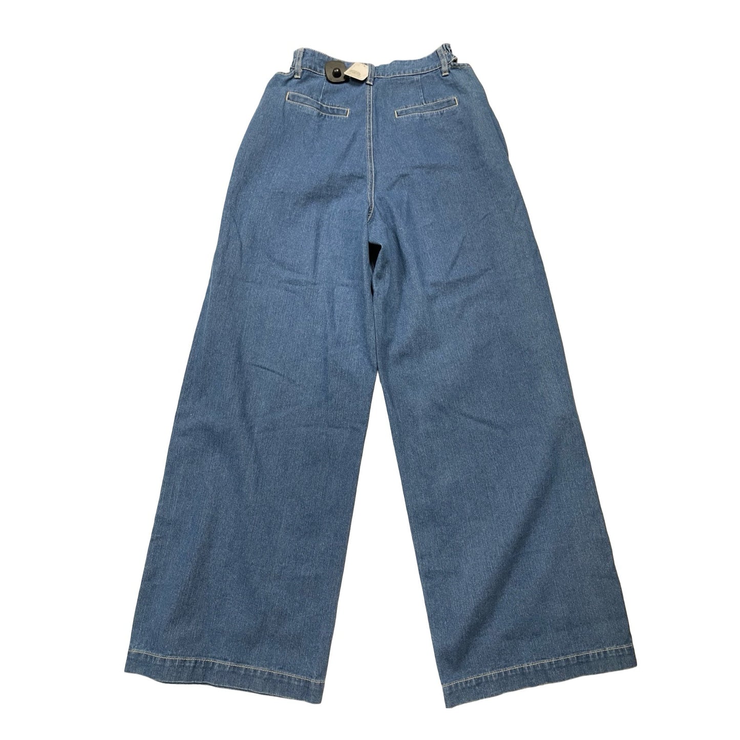 Jeans Wide Leg By Free People In Blue Denim, Size:M