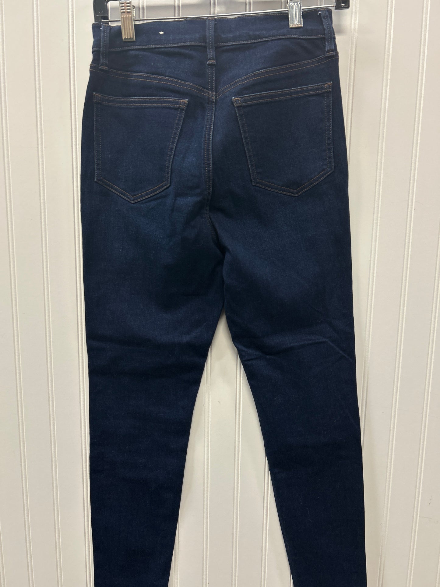 Jeans Skinny By Ann Taylor In Blue Denim, Size:6P