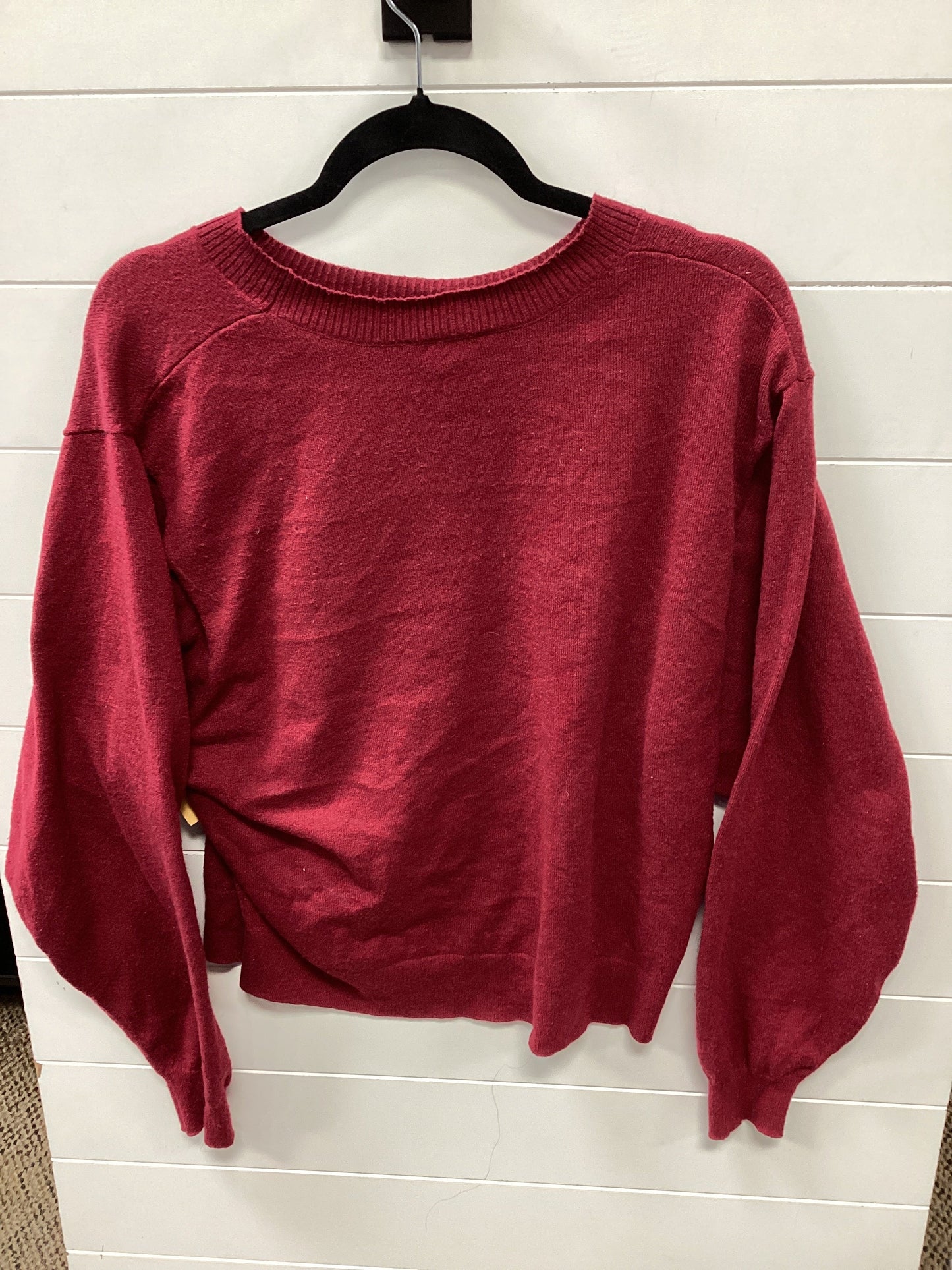 Sweater By Seven 7 In Red, Size:Xl