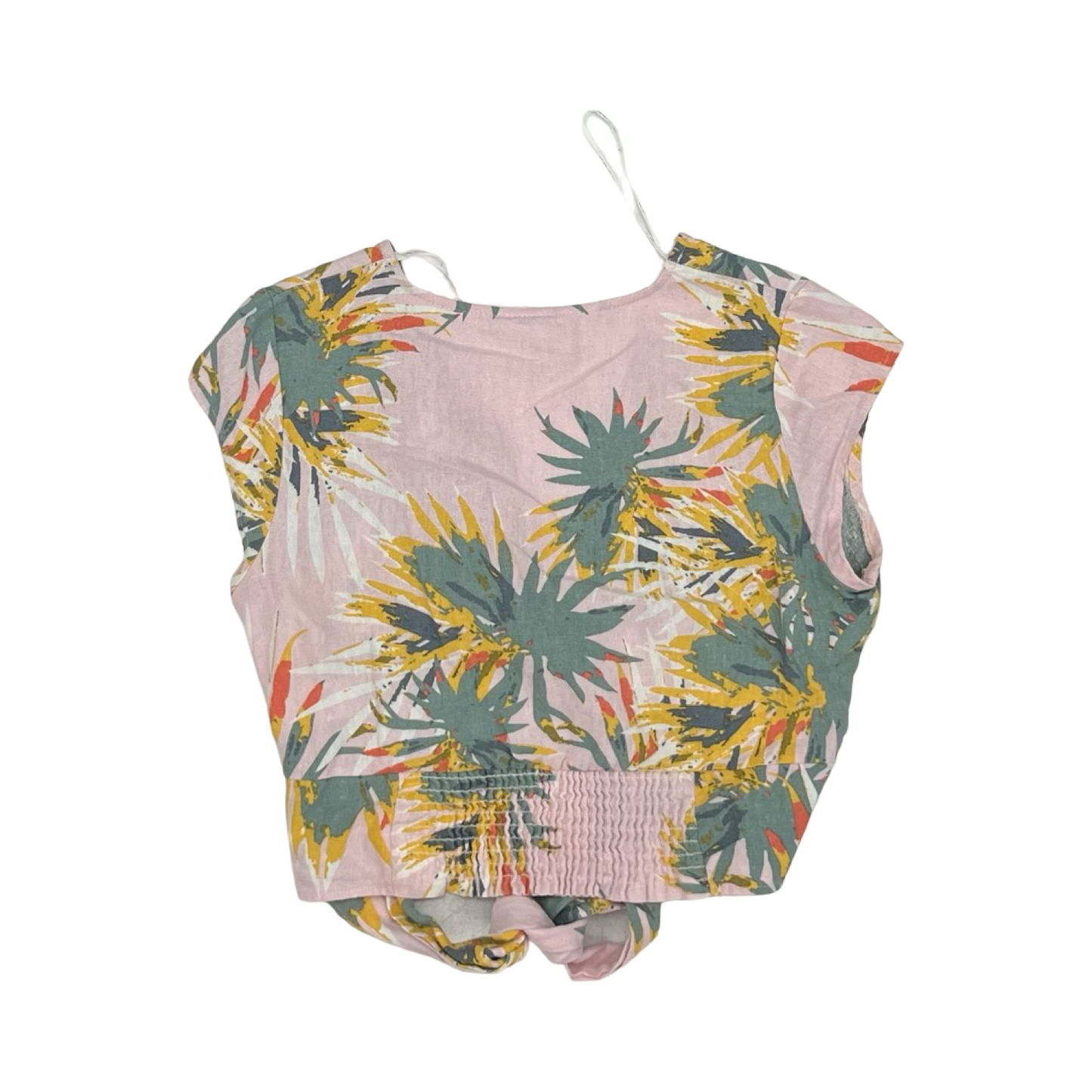 Blouse Ss By Sadie & Sage In Green & Pink, Size:M