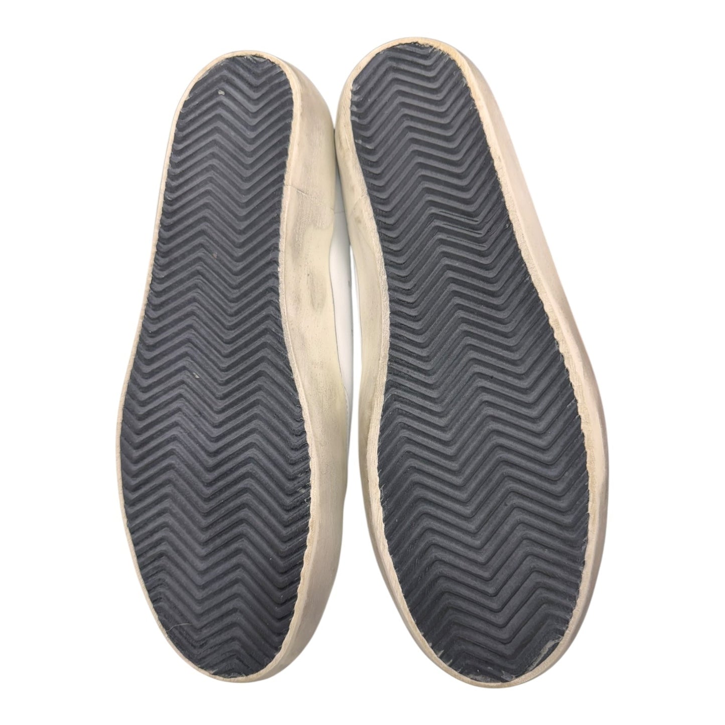 Shoes Luxury Designer By Golden Goose In Blue & White, Size:10