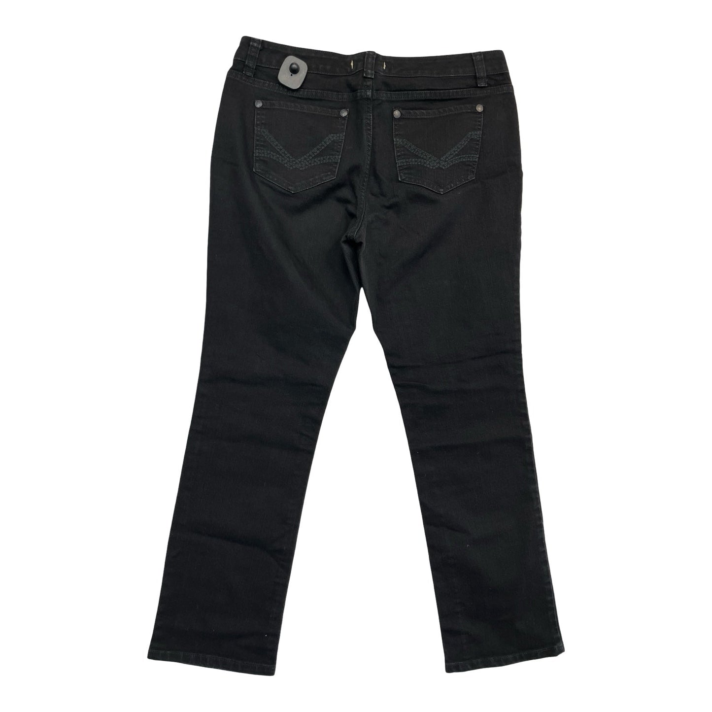 Jeans Straight By Nine West In Black, Size:10