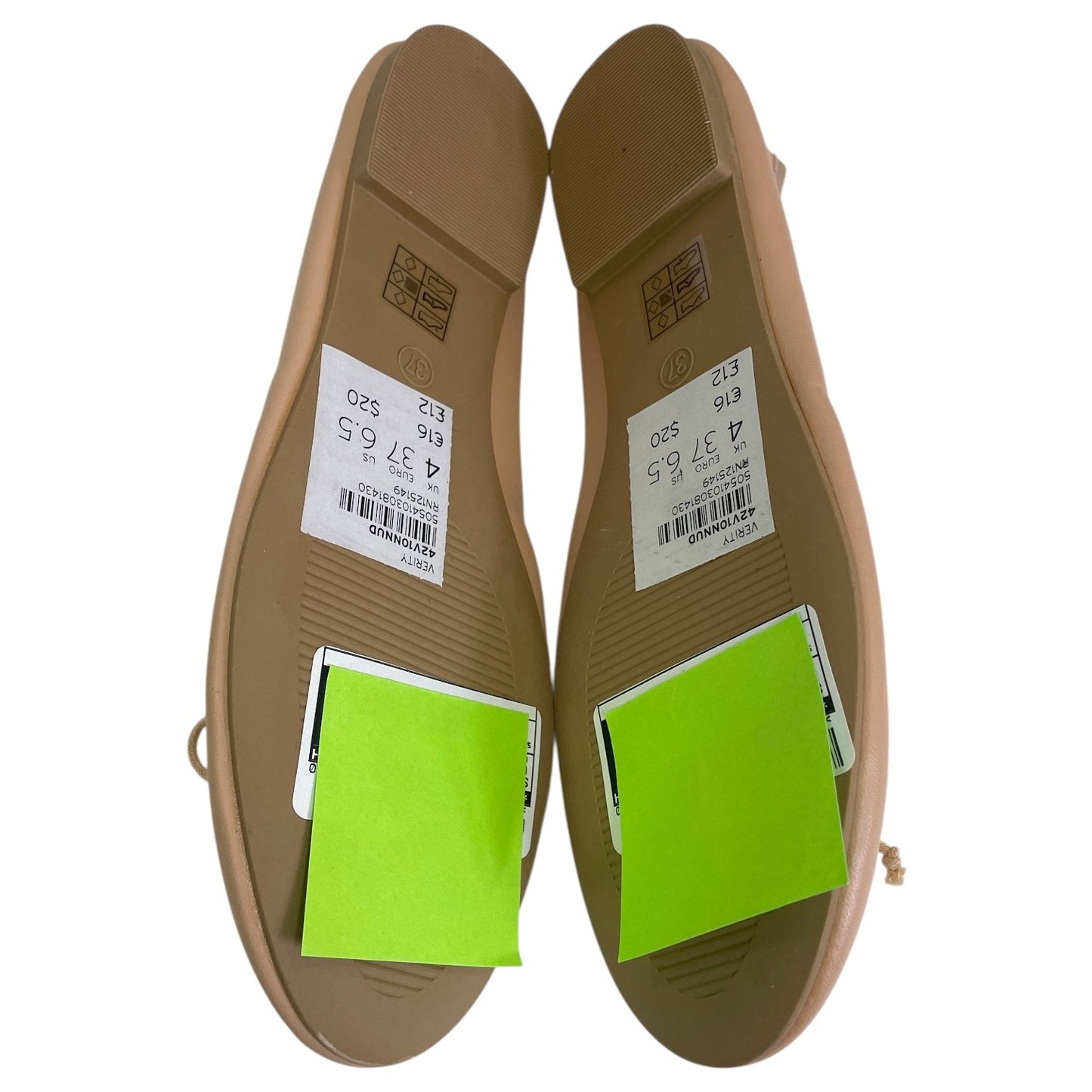 SHOES FLATS by TOP SHOP In BEIGE, Size: 6.5