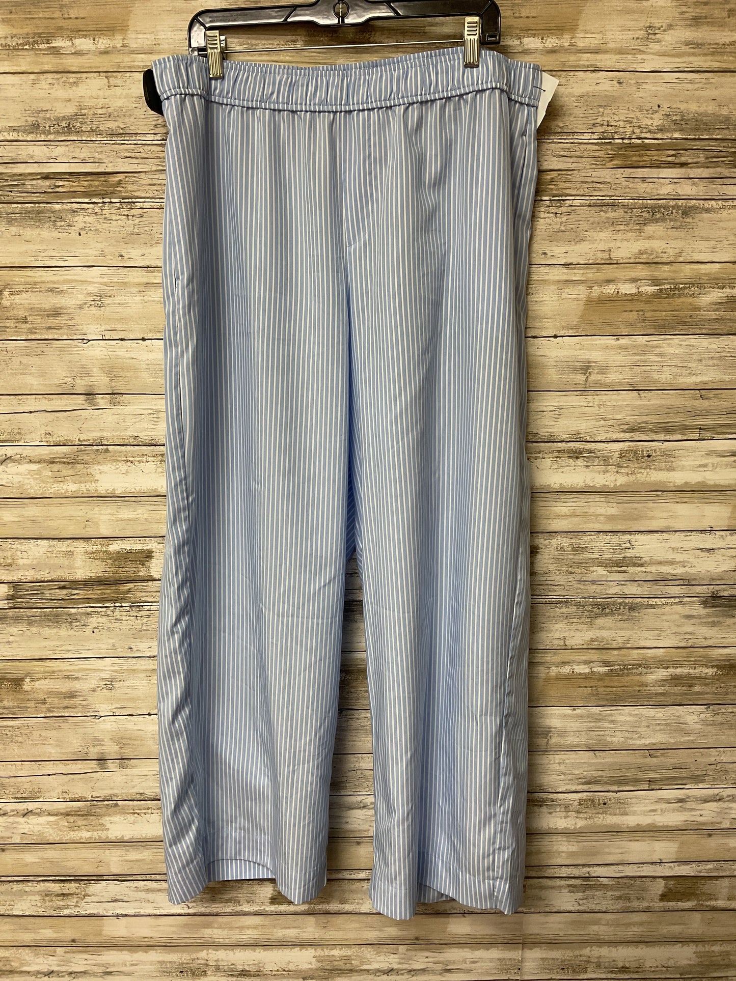 Pants Lounge By Arila In Blue & White, Size:1X
