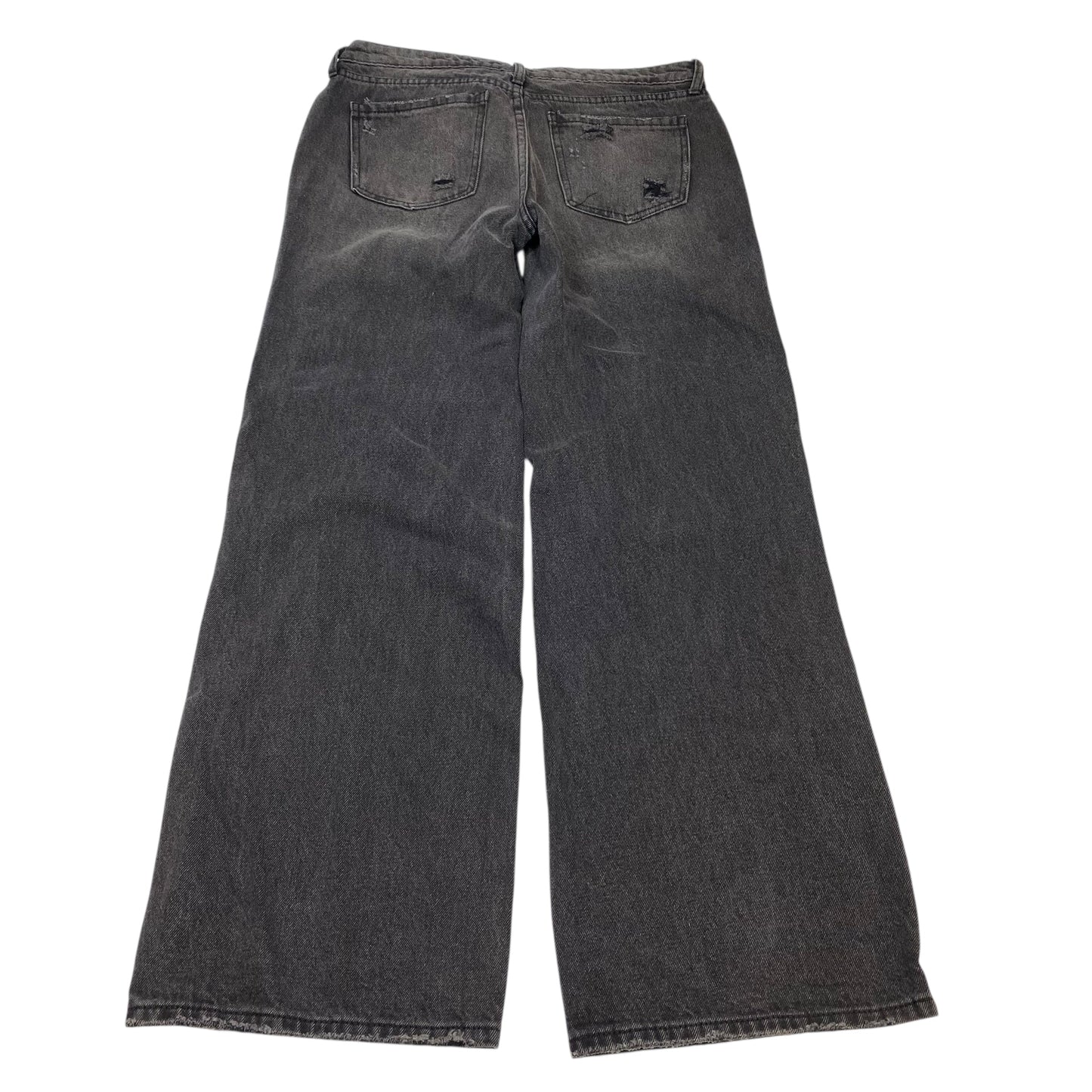 Jeans Wide Leg By Bp In Grey Denim, Size:6