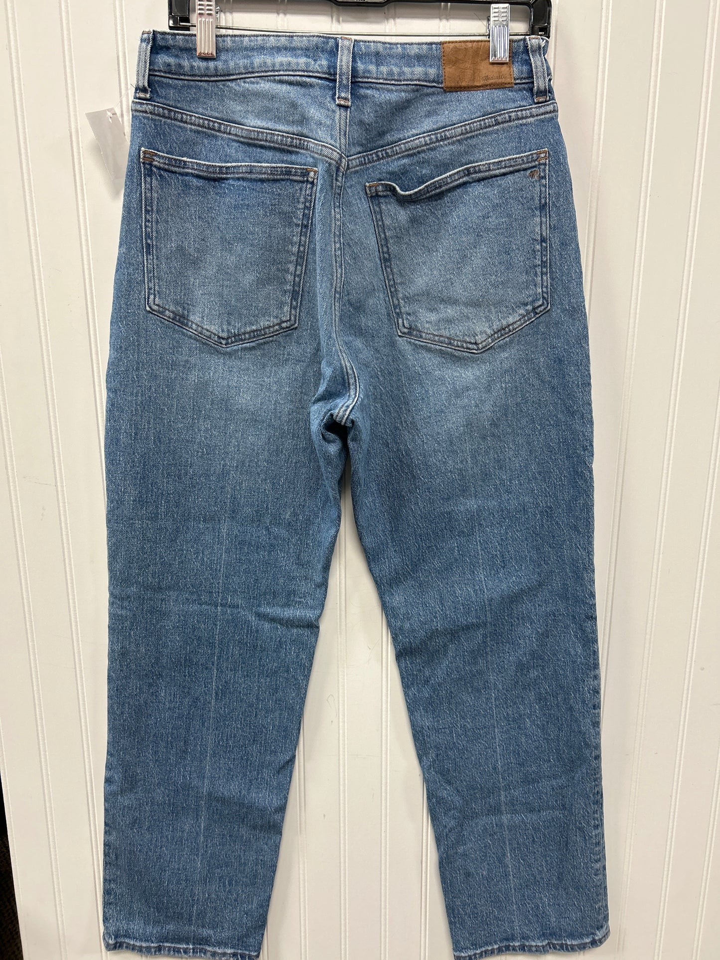 Jeans Straight By Madewell In Blue Denim, Size:6