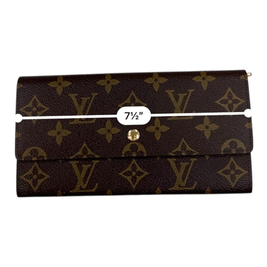 Wallet Luxury Designer By Louis Vuitton, Size: Large