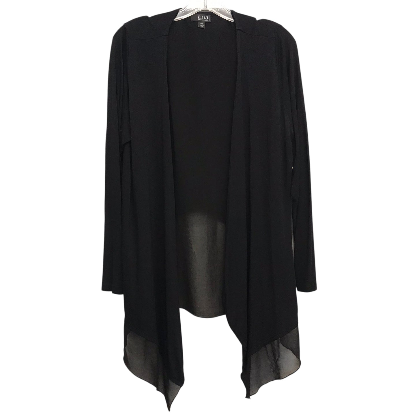 Cardigan By Ana In Black, Size:Xl