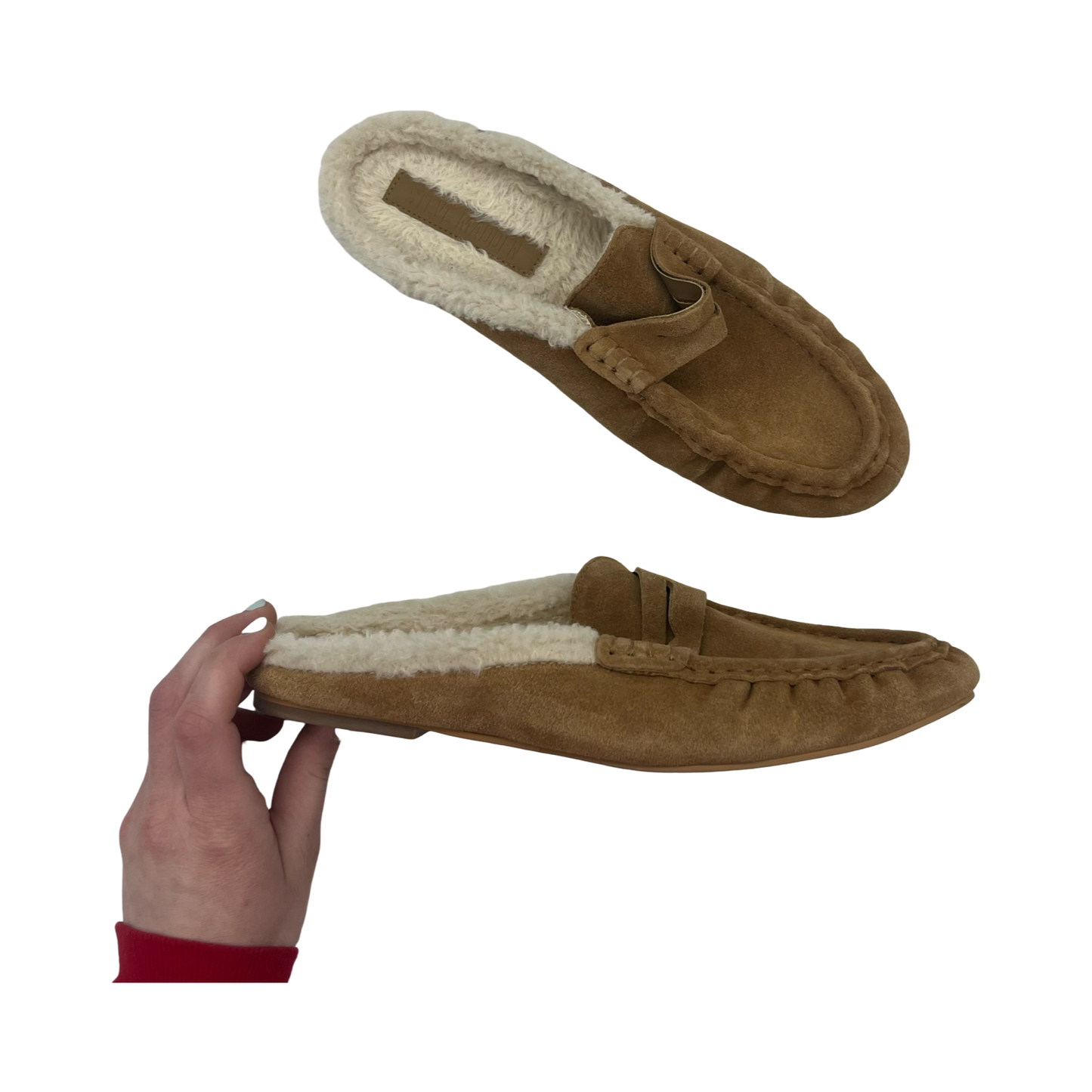 Shoes Flats By Steve Madden In Brown, Size:9