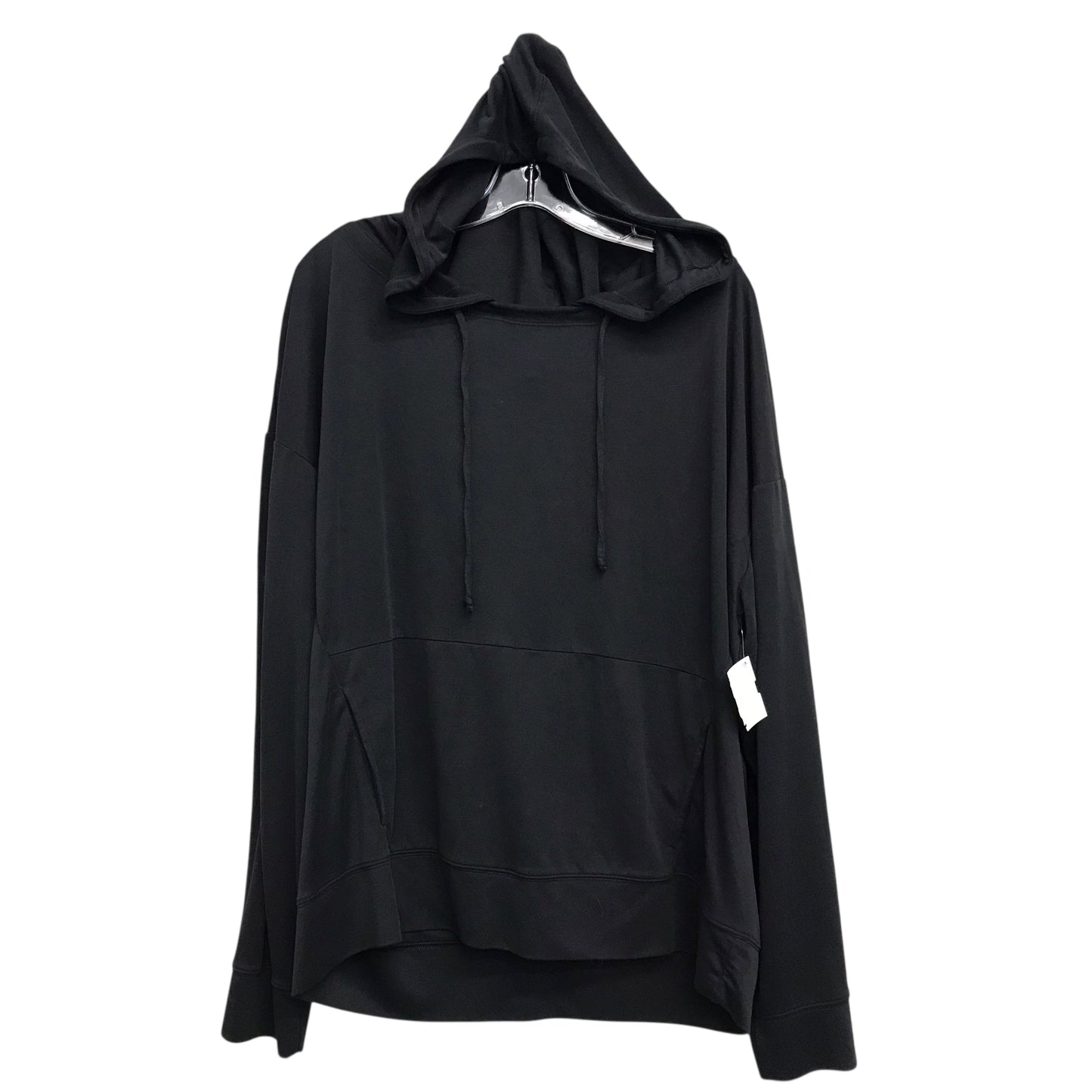Athletic Top Ls Hoodie By Fabletics In Black, Size:Xl