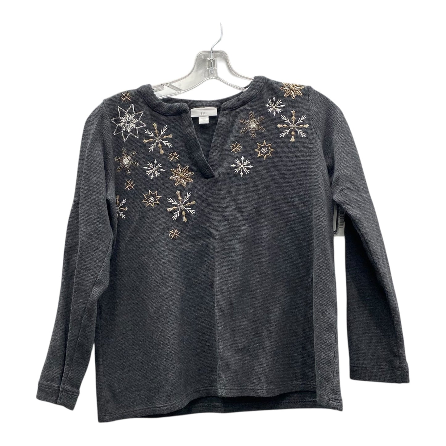 Top Ls By J. Jill In Grey, Size:Xsp