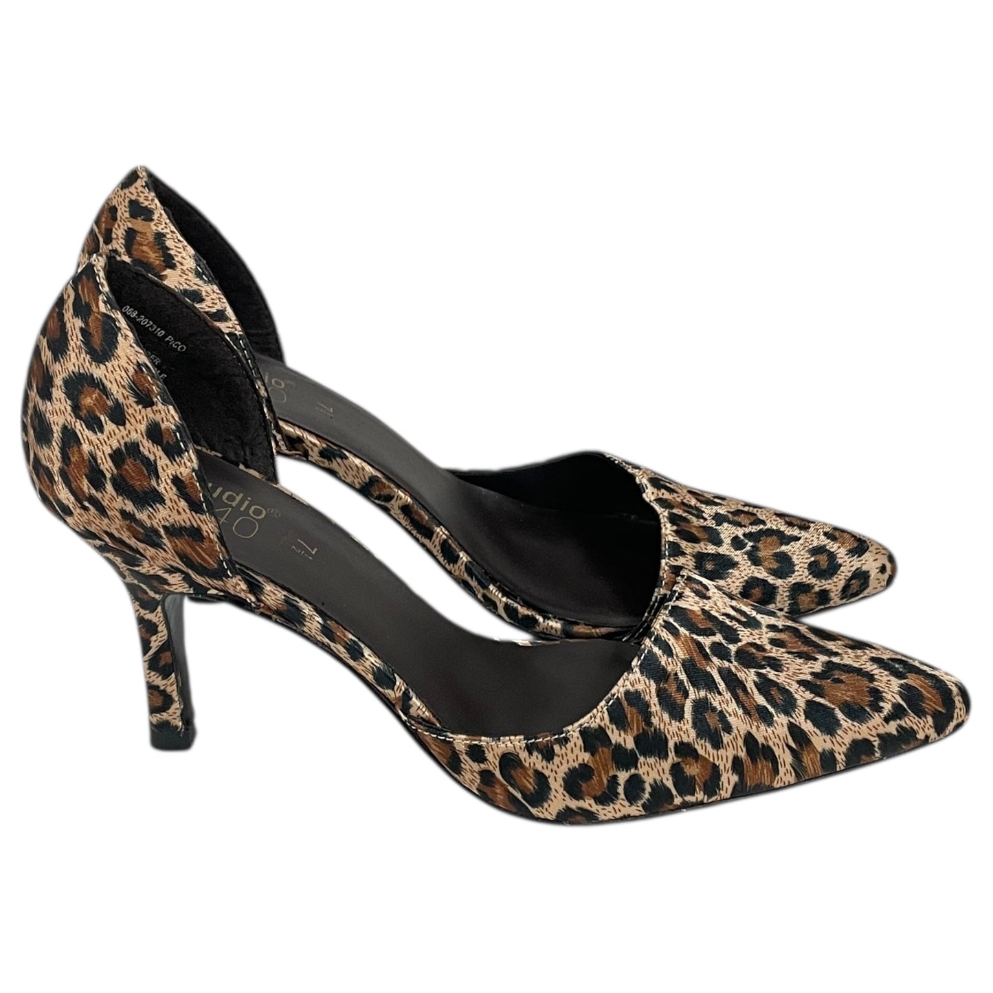 Shoes Heels Stiletto By Studio 1940 In Animal Print, Size:7.5