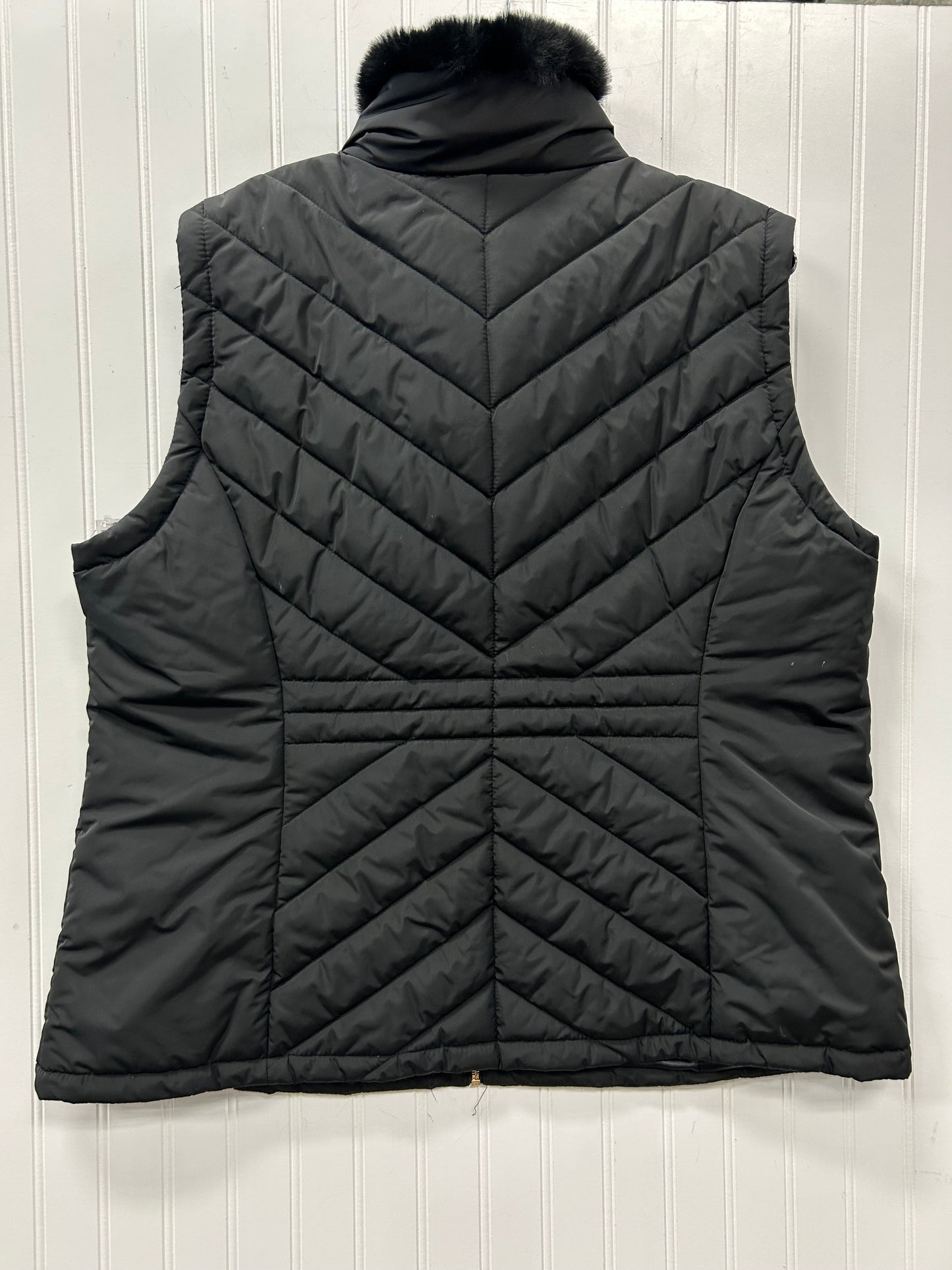 Vest Puffer & Quilted By Calvin Klein In Black, Size:2X
