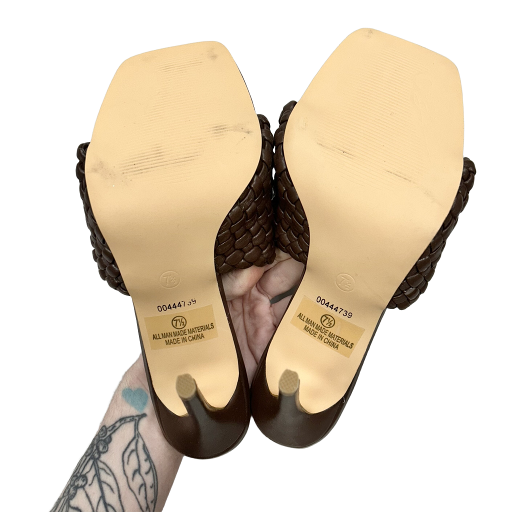 Sandals Heels Stiletto By Olivia Size: 7.5