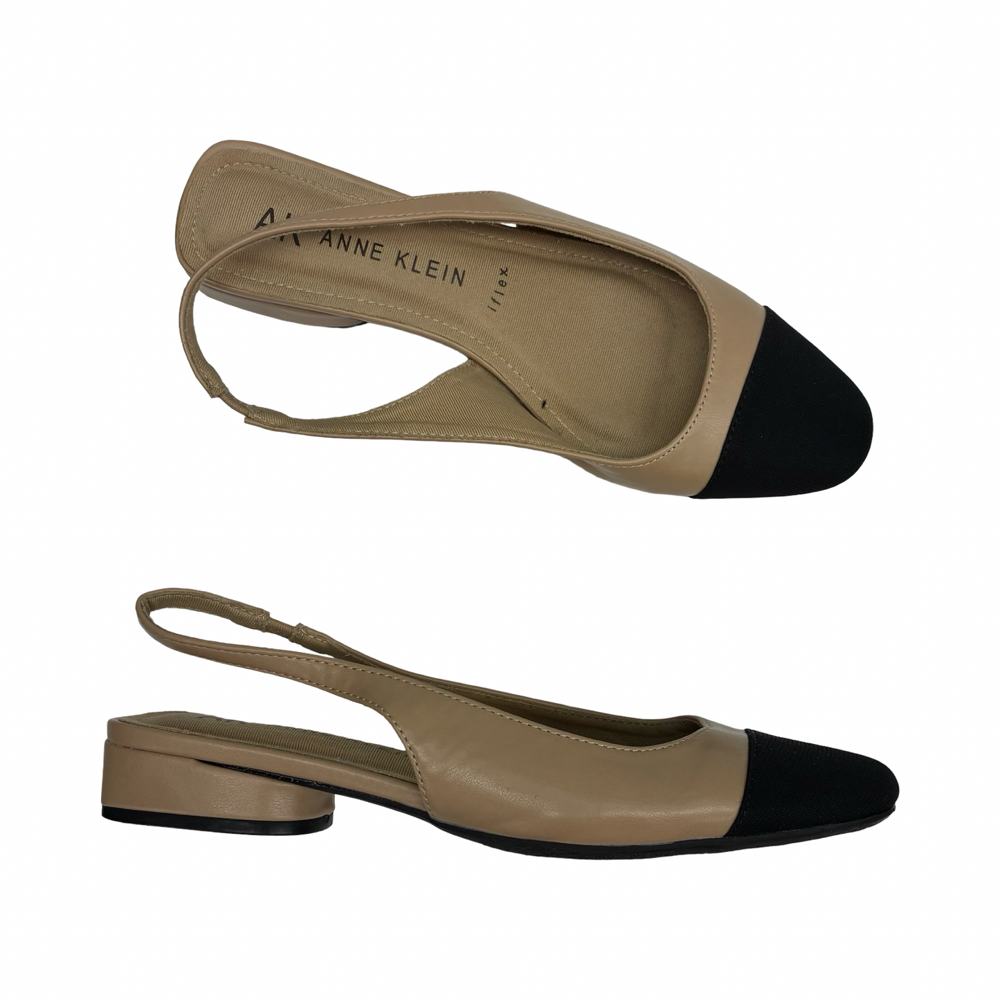 Shoes Heels Block By Anne Klein In Black & Tan, Size:8.5