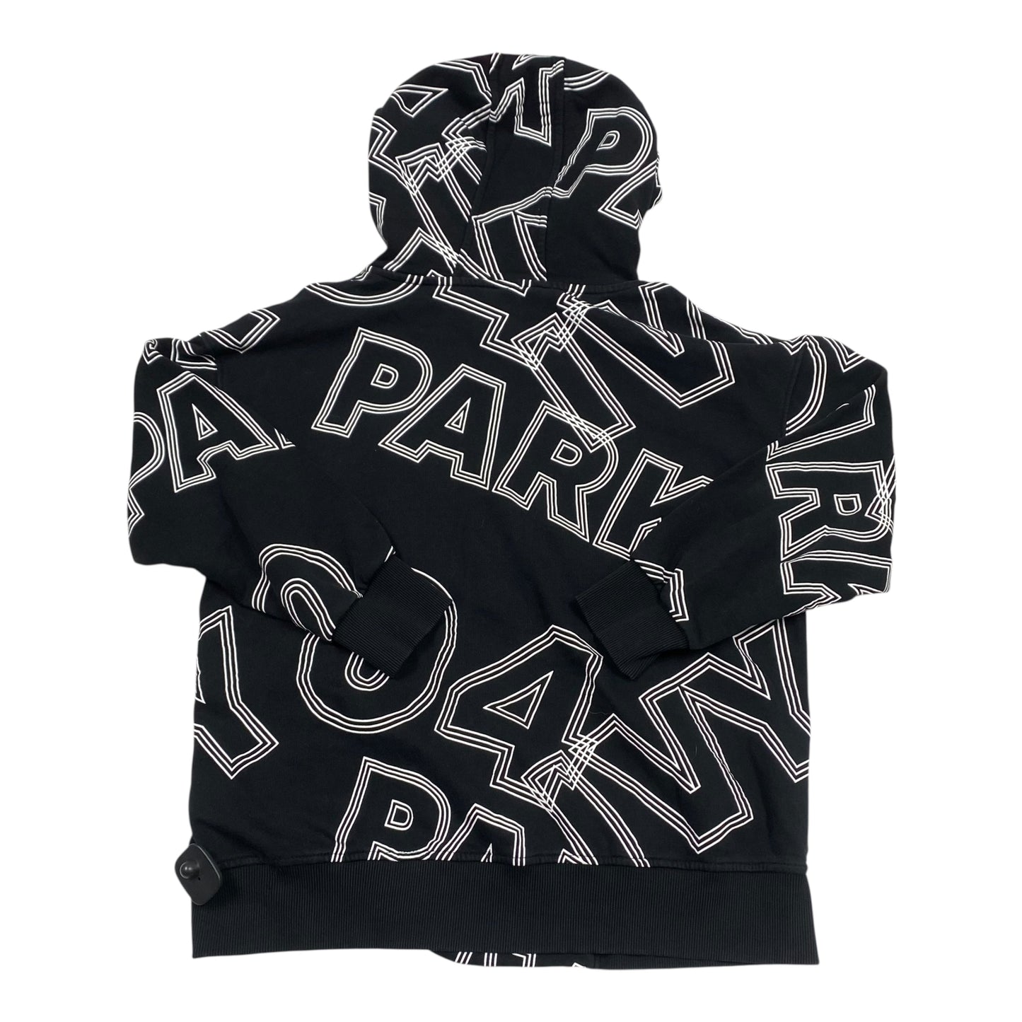 Sweatshirt Hoodie By Ivy Park In Black & White, Size:L