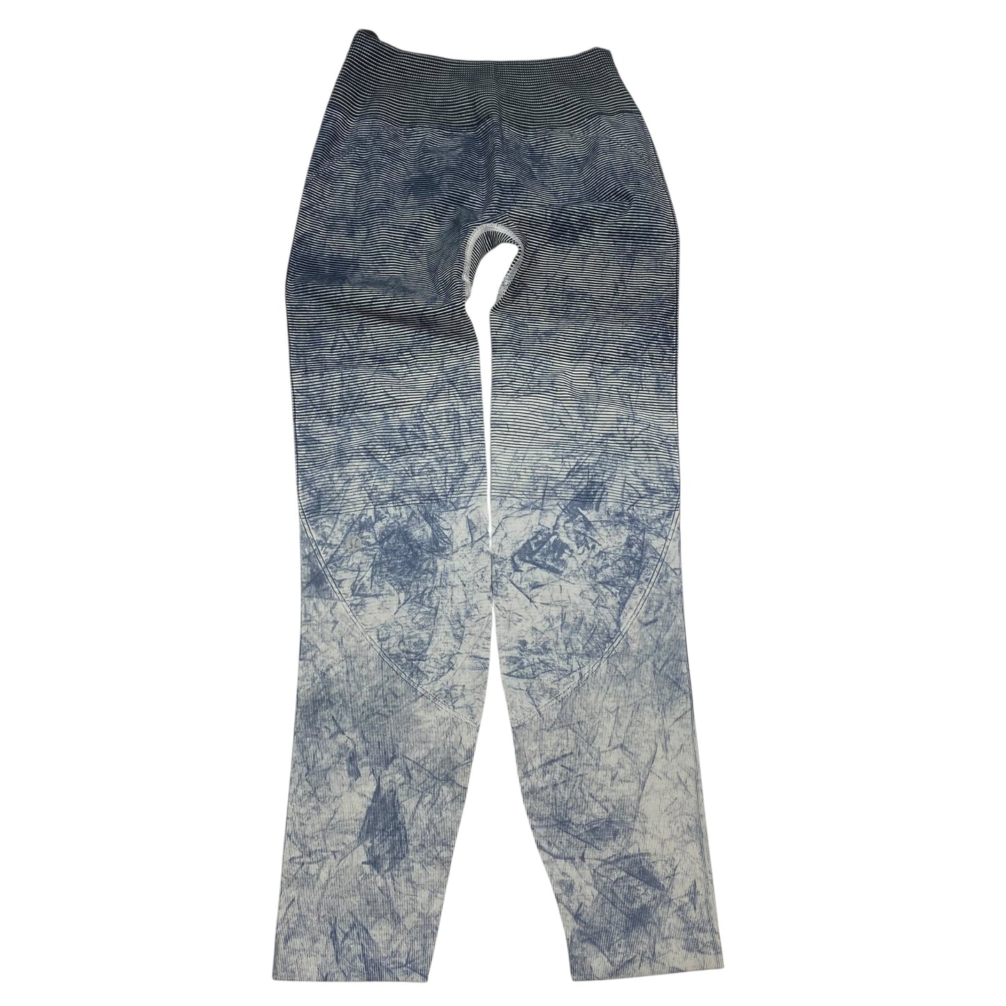 Athletic Leggings By Lululemon In Blue & White, Size:S