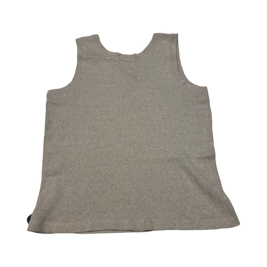 Top Sleeveless By Lauren By Ralph Lauren In Taupe, Size:1X