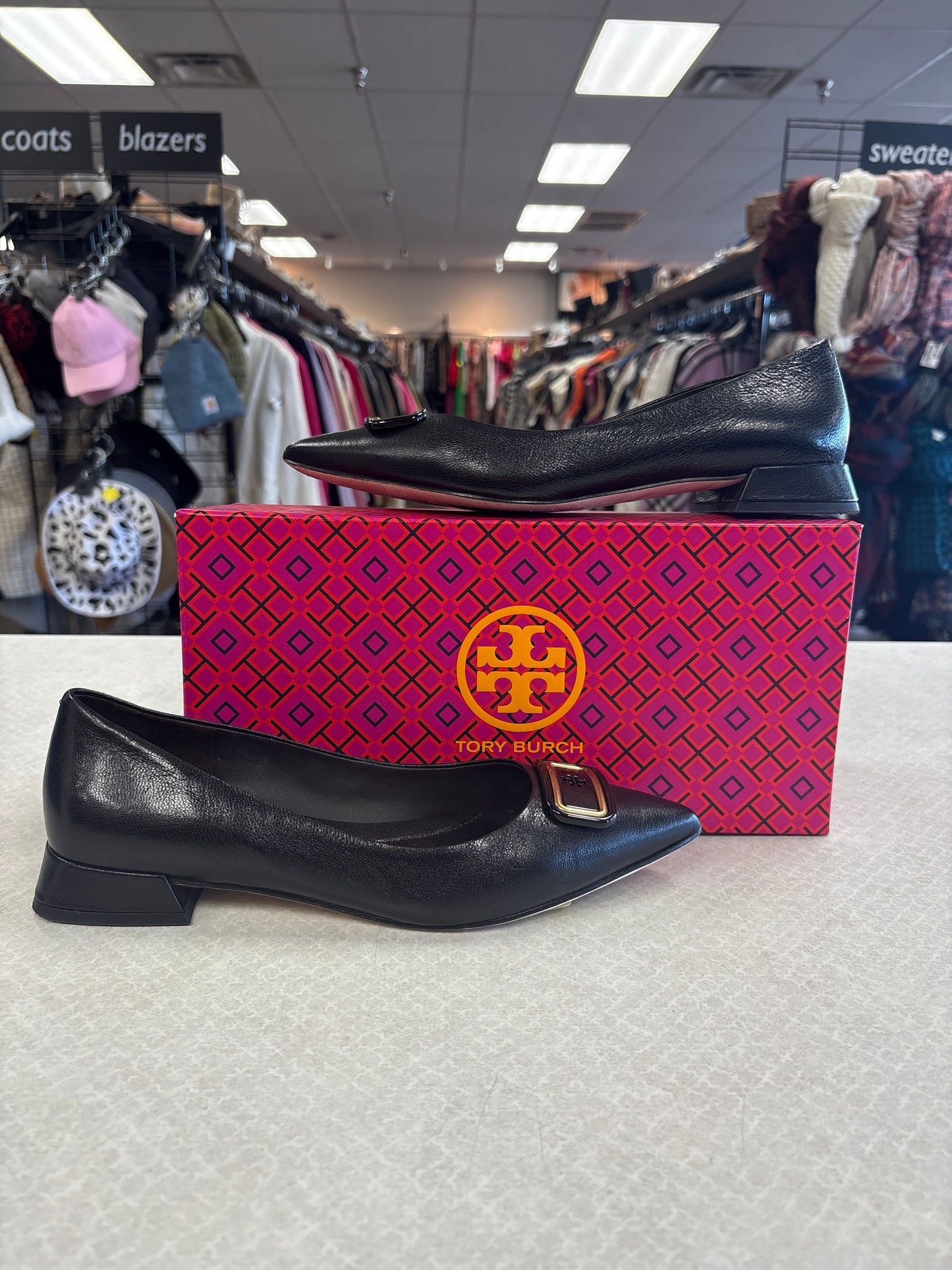 Shoes Designer By Tory Burch In Black, Size:8