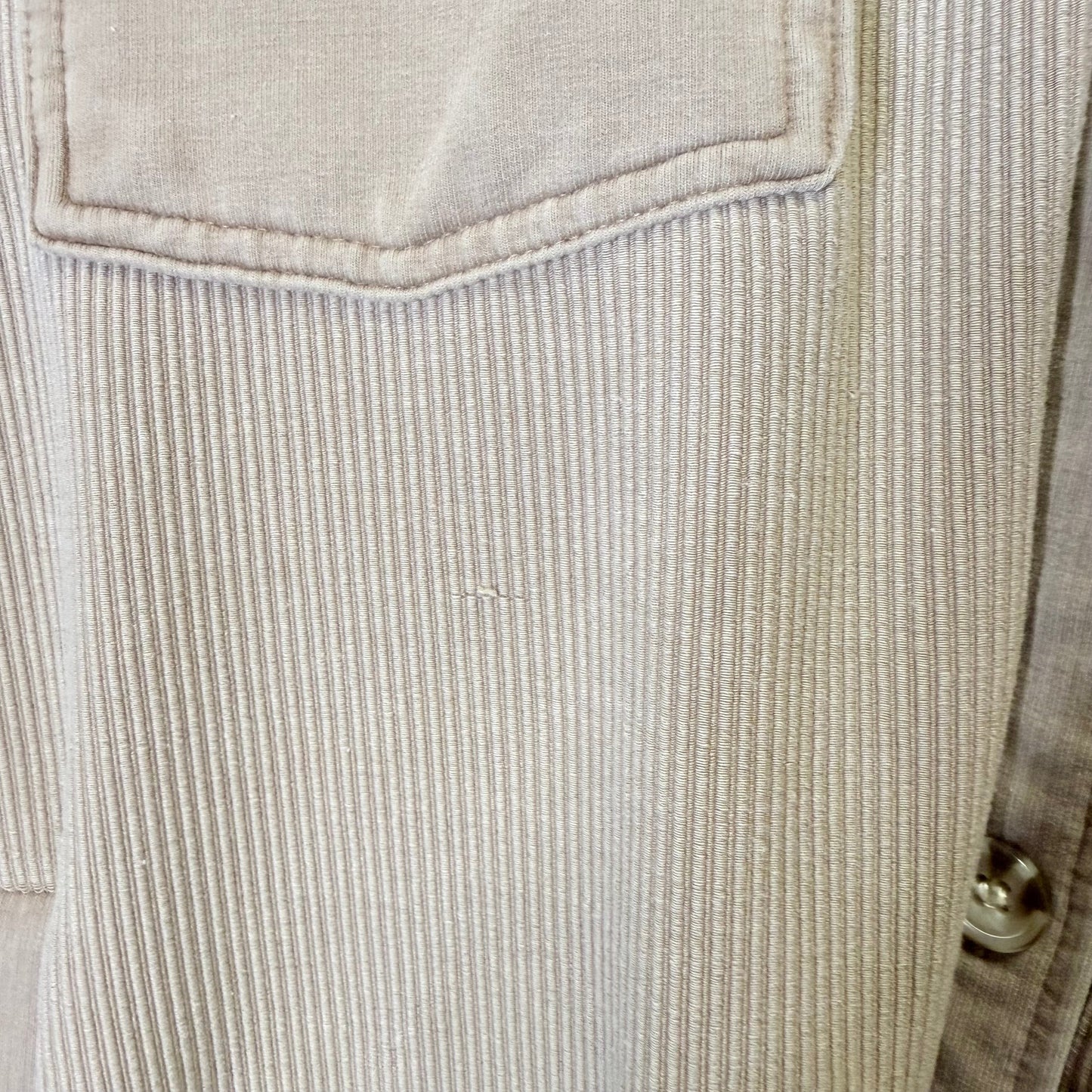 Jacket Shirt By Altard State In Beige, Size: L