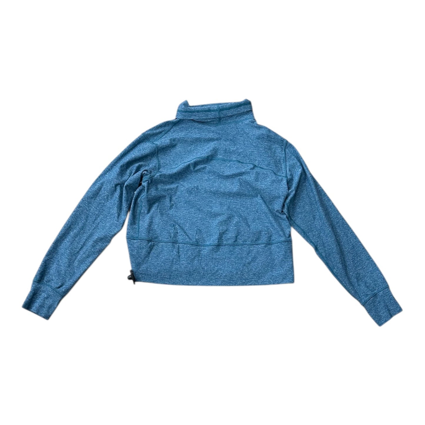 Athletic Top Ls Collar By Lululemon In Blue, Size:M