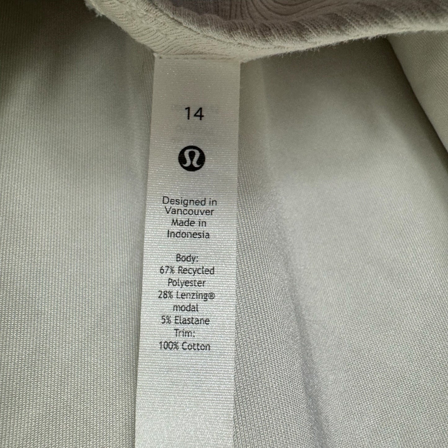 Athletic Tank Top By Lululemon In Grey, Size: 14