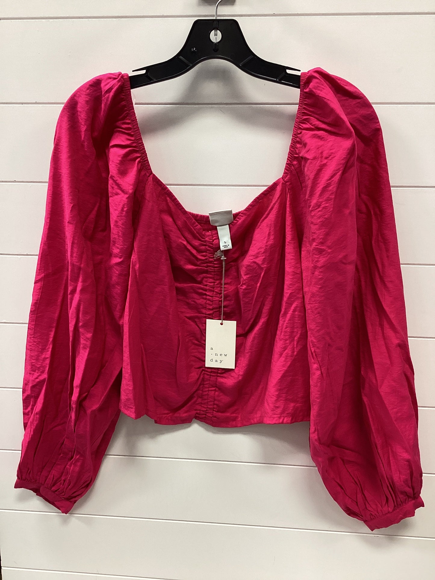 Top Ls By A New Day In Pink, Size:L