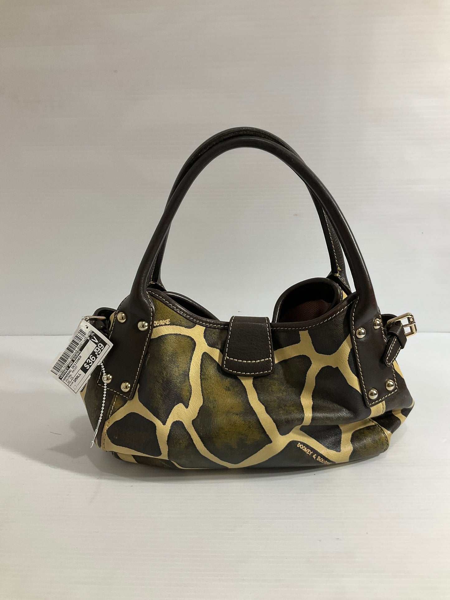Handbag Designer By Dooney And Bourke In Animal Print, Size:Small