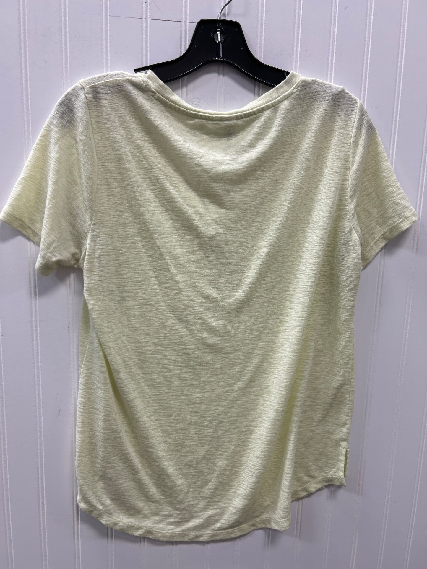 Athletic Top Ss By Athleta In Yellow, Size:M