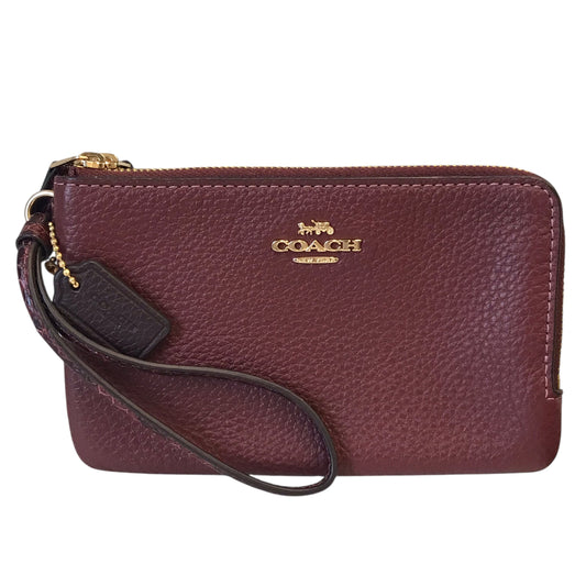 Wristlet Designer By Coach In Red, Size:Small