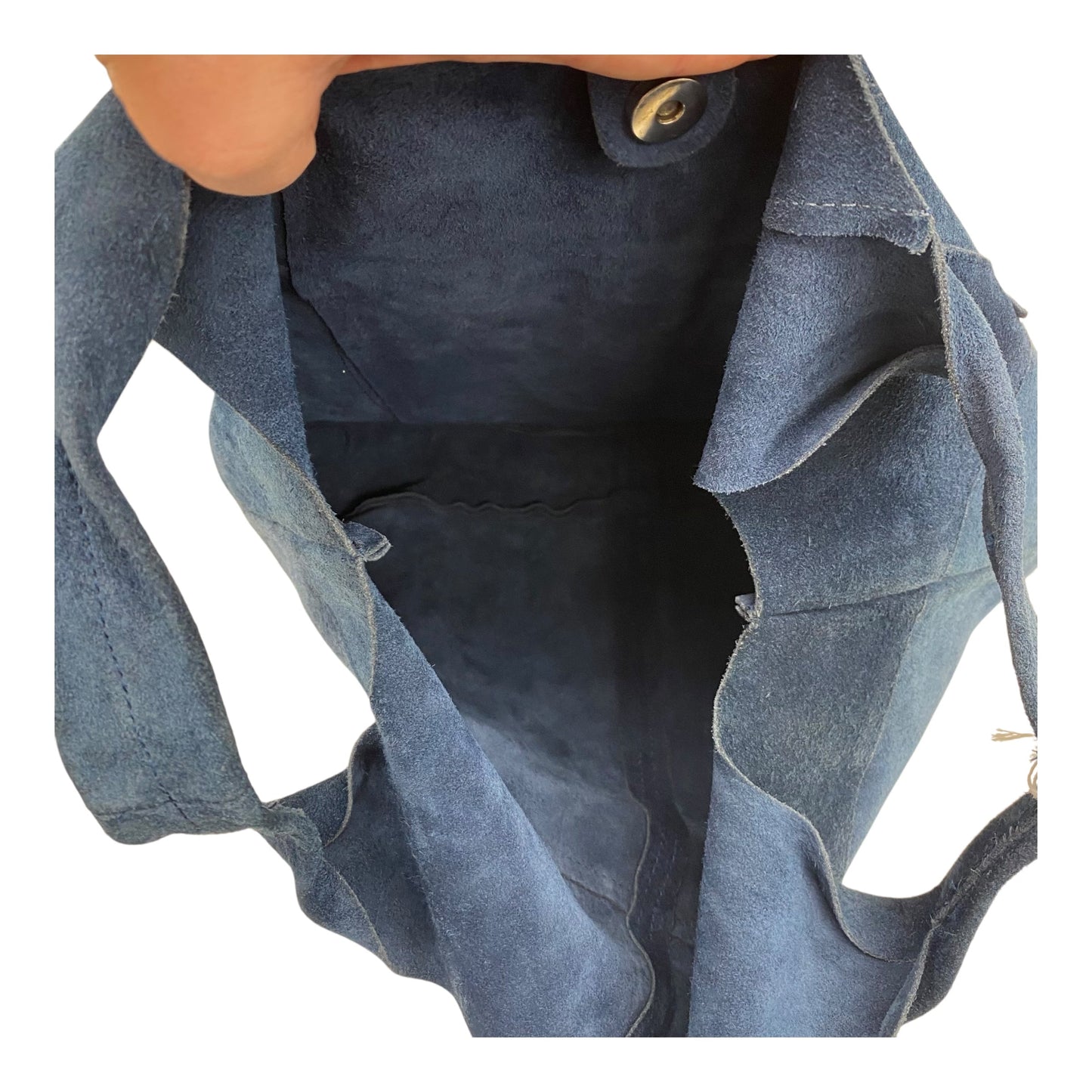 Tote By Clothes Mentor In Blue, Size:Large