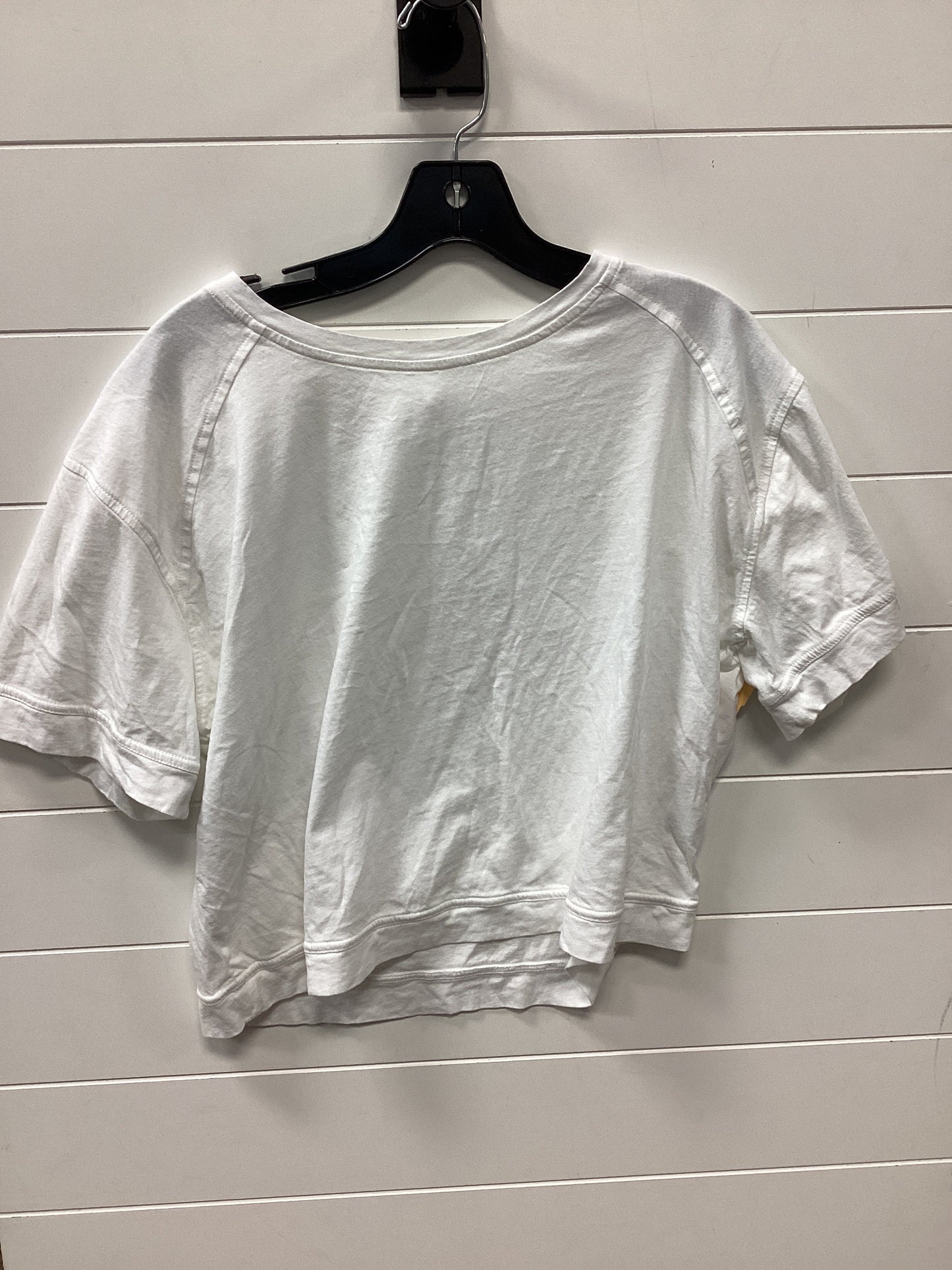 Athletic Top Ss By Zella In White, Size:M