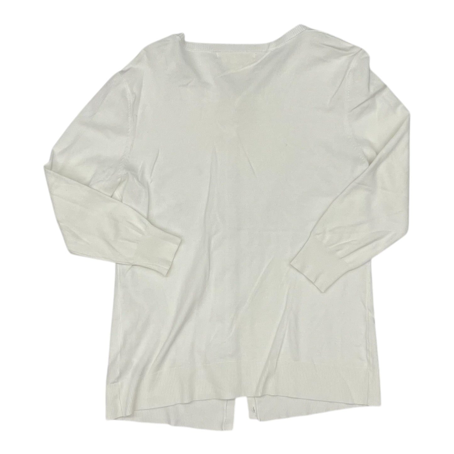 Sweater Cardigan By Emaline In White, Size:S