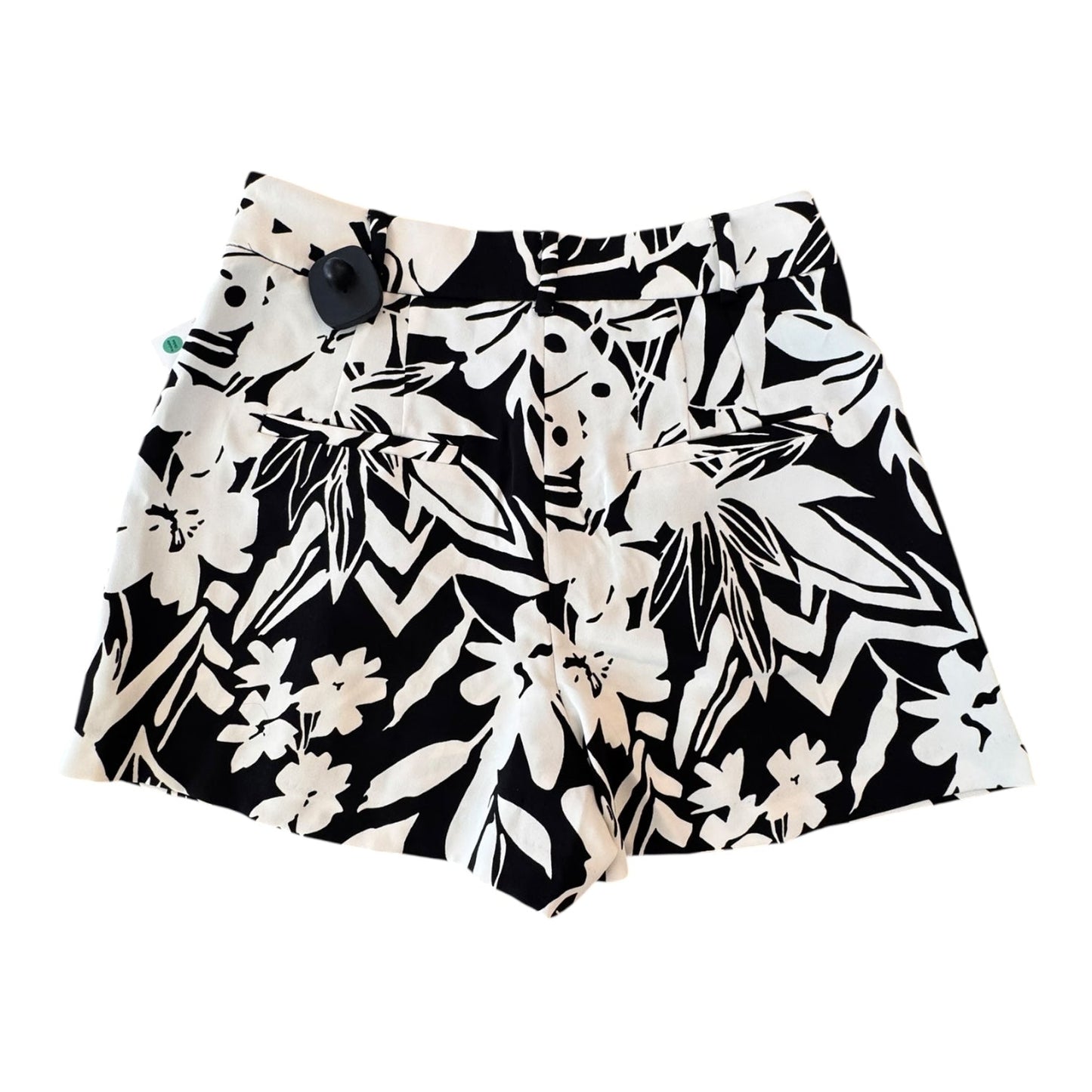 Shorts By Express In Black & White, Size:4