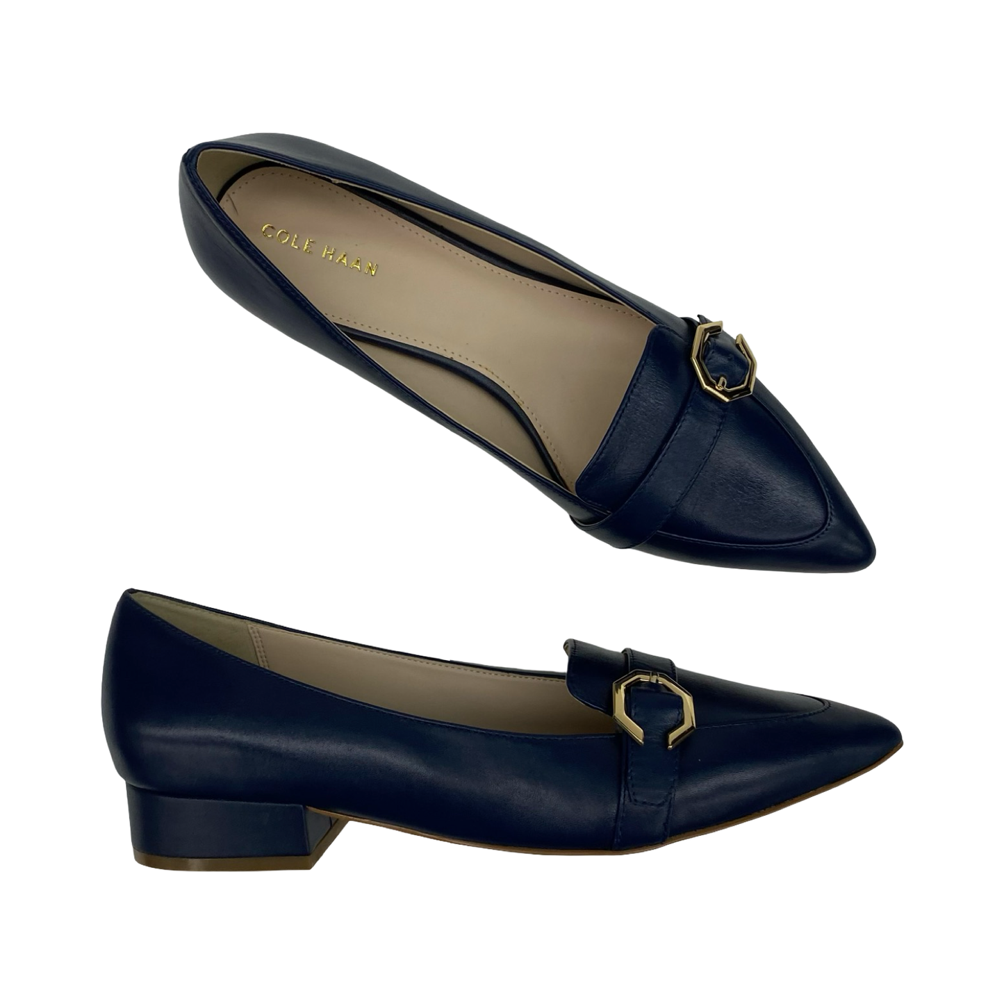 Shoes Heels Block By Cole-Haan In Navy, Size:8