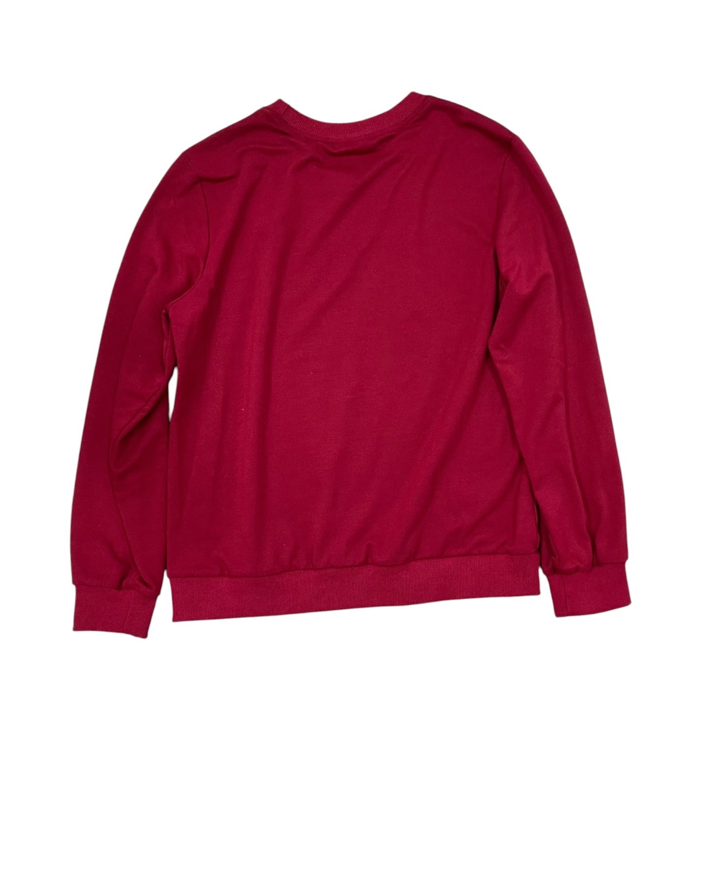 Sweatshirt Crewneck By Clothes Mentor In Red, Size:M