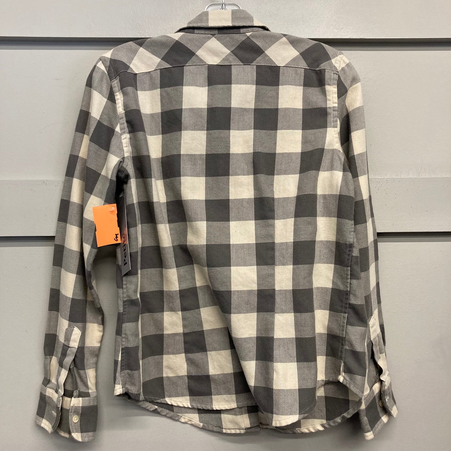 Top Ls By Chaps In Plaid Pattern, Size:Mp