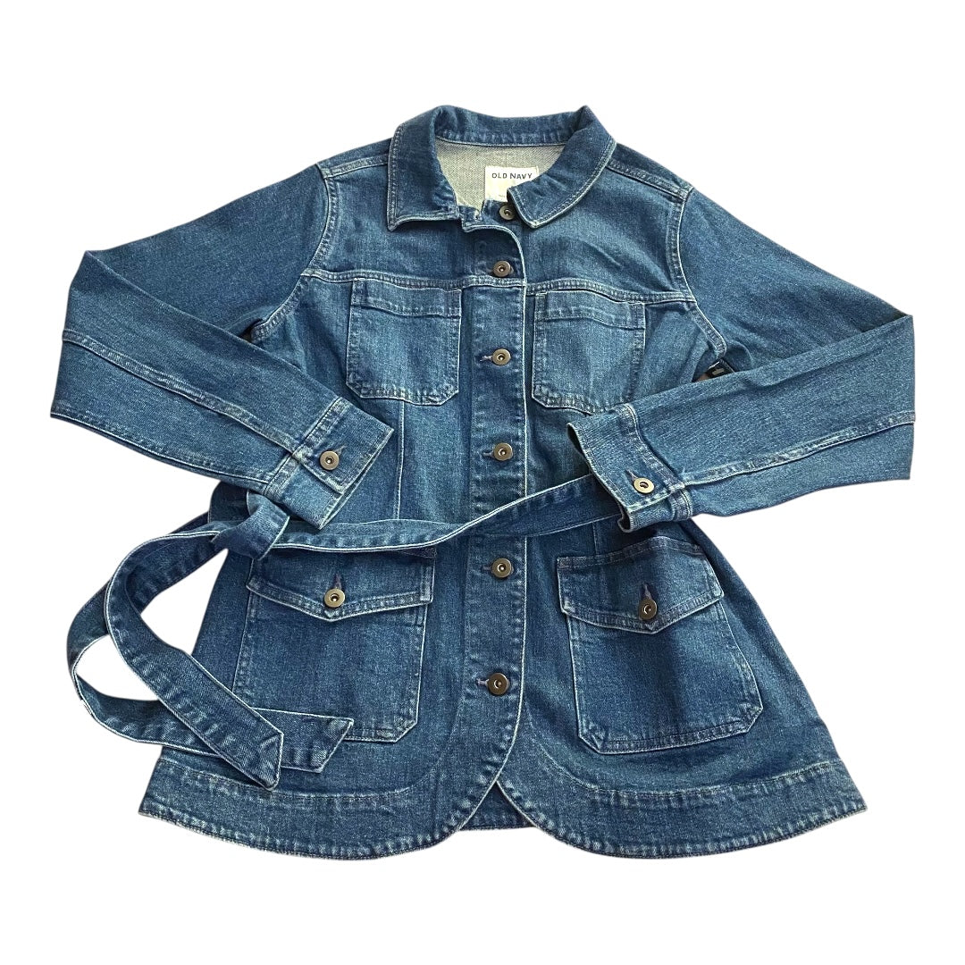Jacket Denim By Old Navy In Blue Denim, Size:S