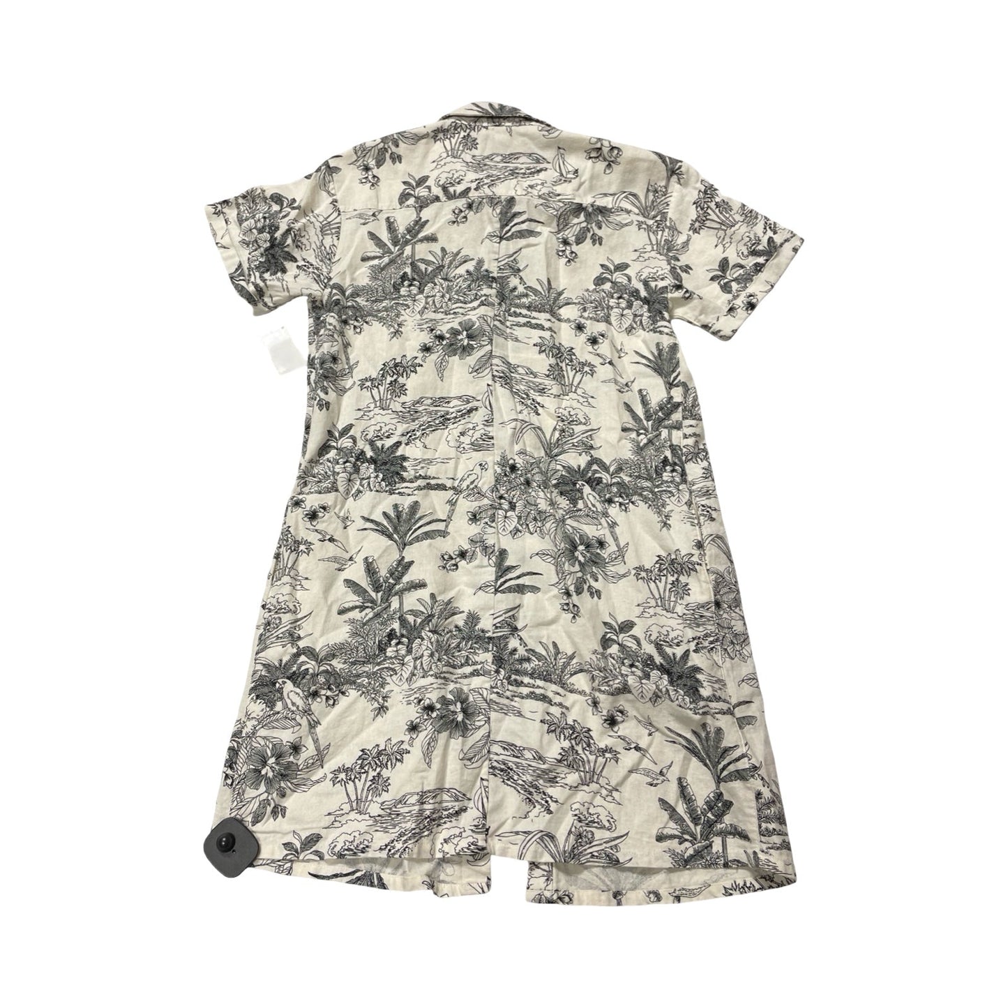 Dress Casual Midi By Tahari In Black & White, Size:S