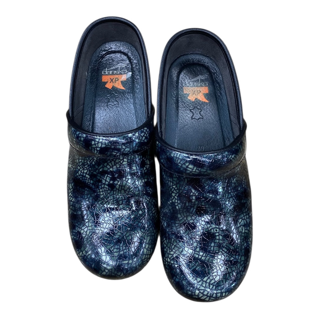 Shoes Heels Block By Dansko In Black & Green, Size:8.5