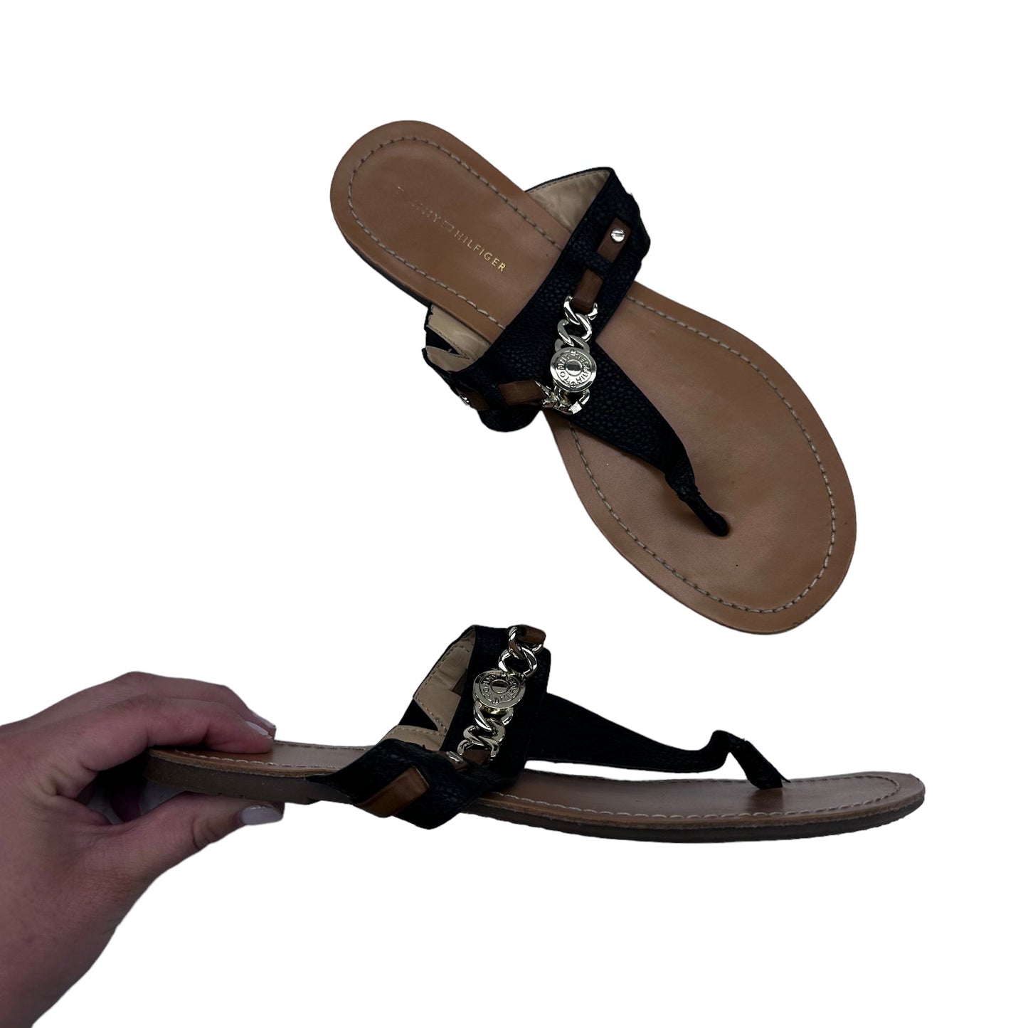 Sandals Flats By Lauren By Ralph Lauren Size: 8