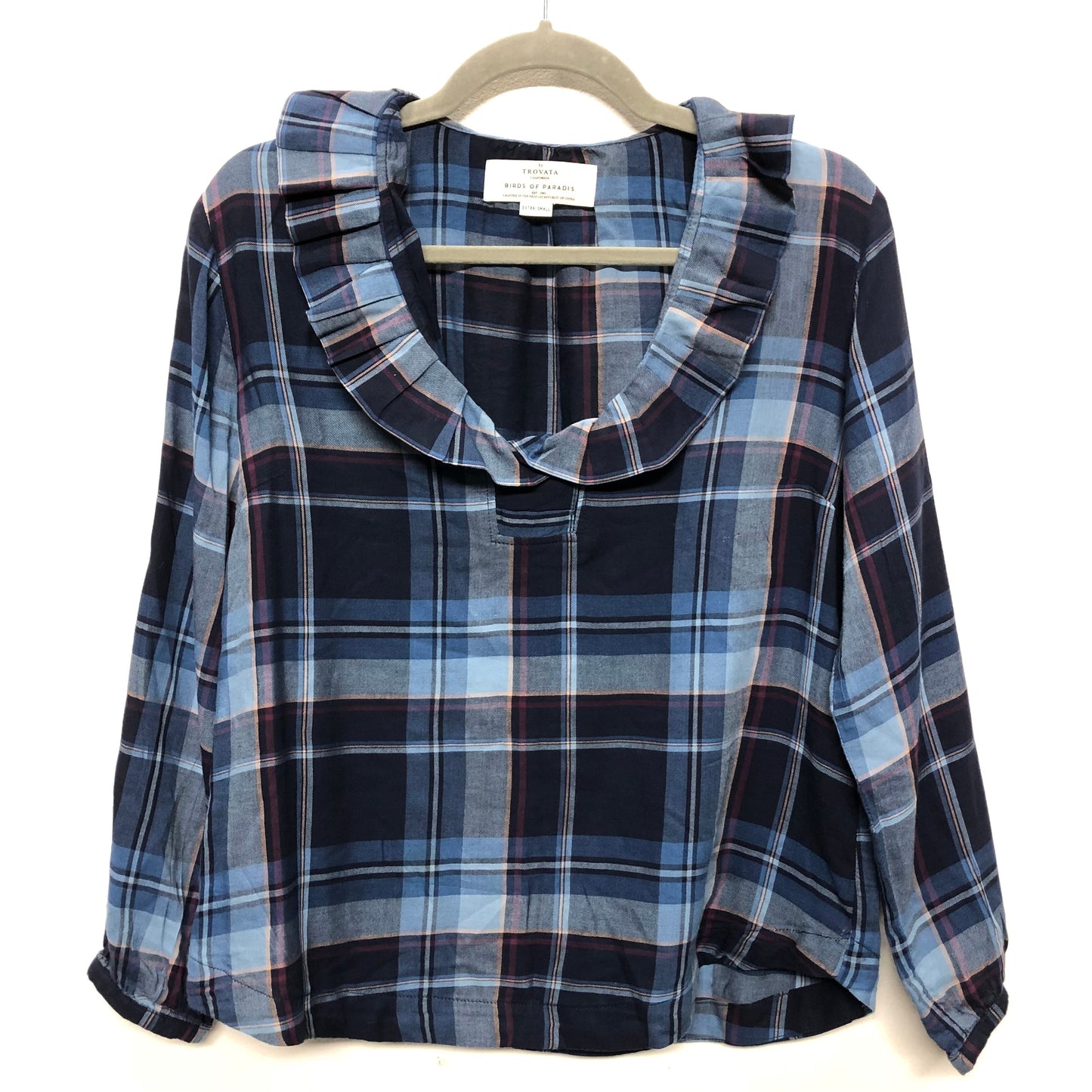 Top Ls By Birds Of Paradis By Trovata In Blue, Size:Xs