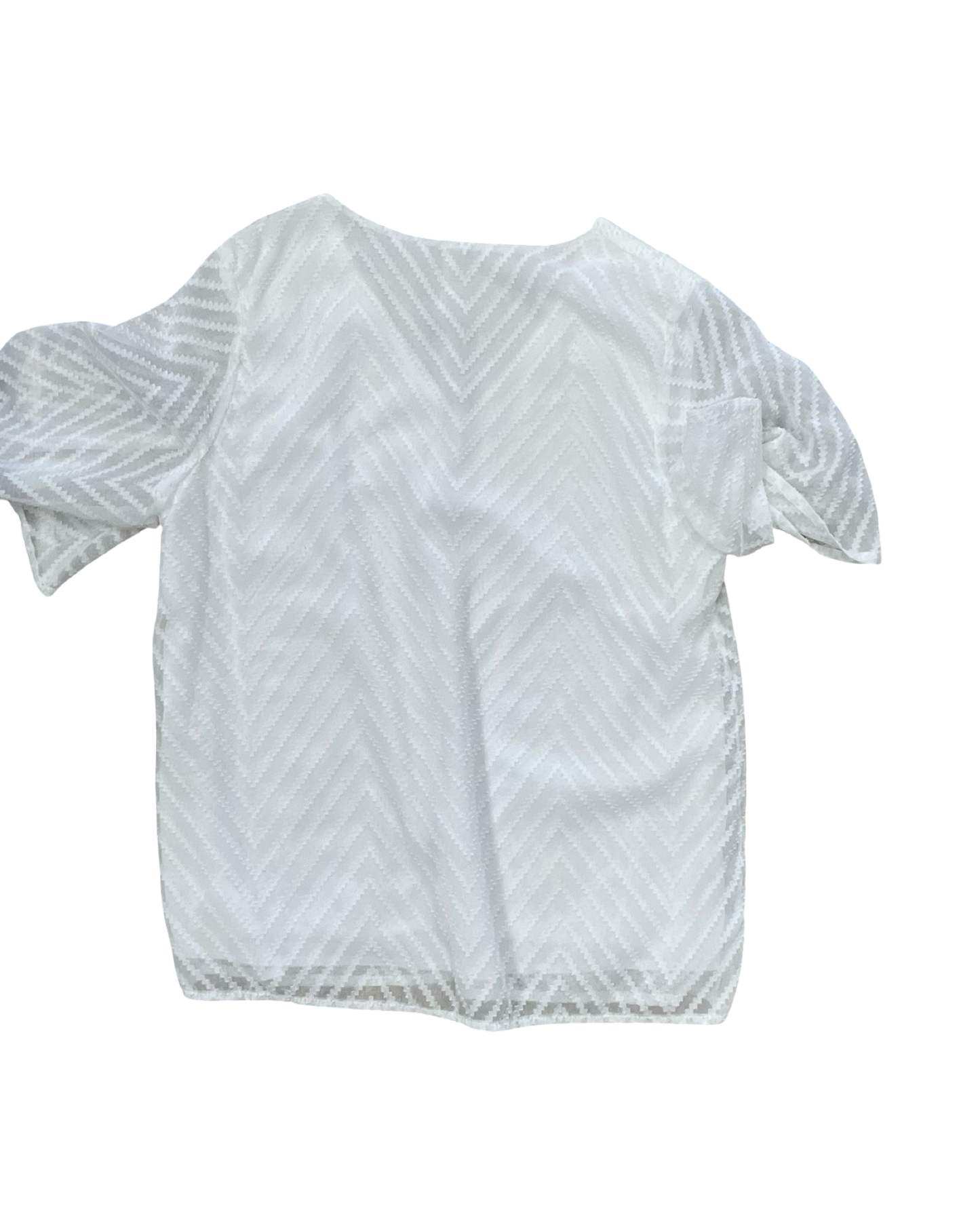 Top Ss By Clothes Mentor In White, Size:S