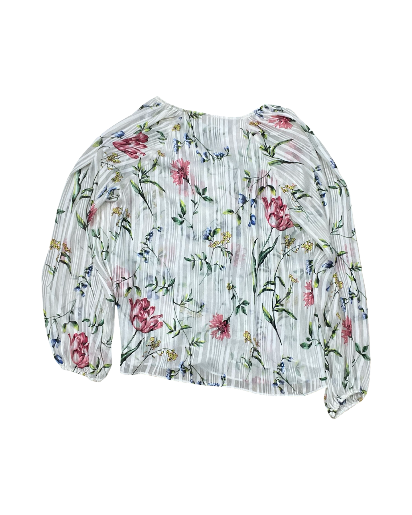 Top Ls By White House Black Market In Floral Print, Size:S