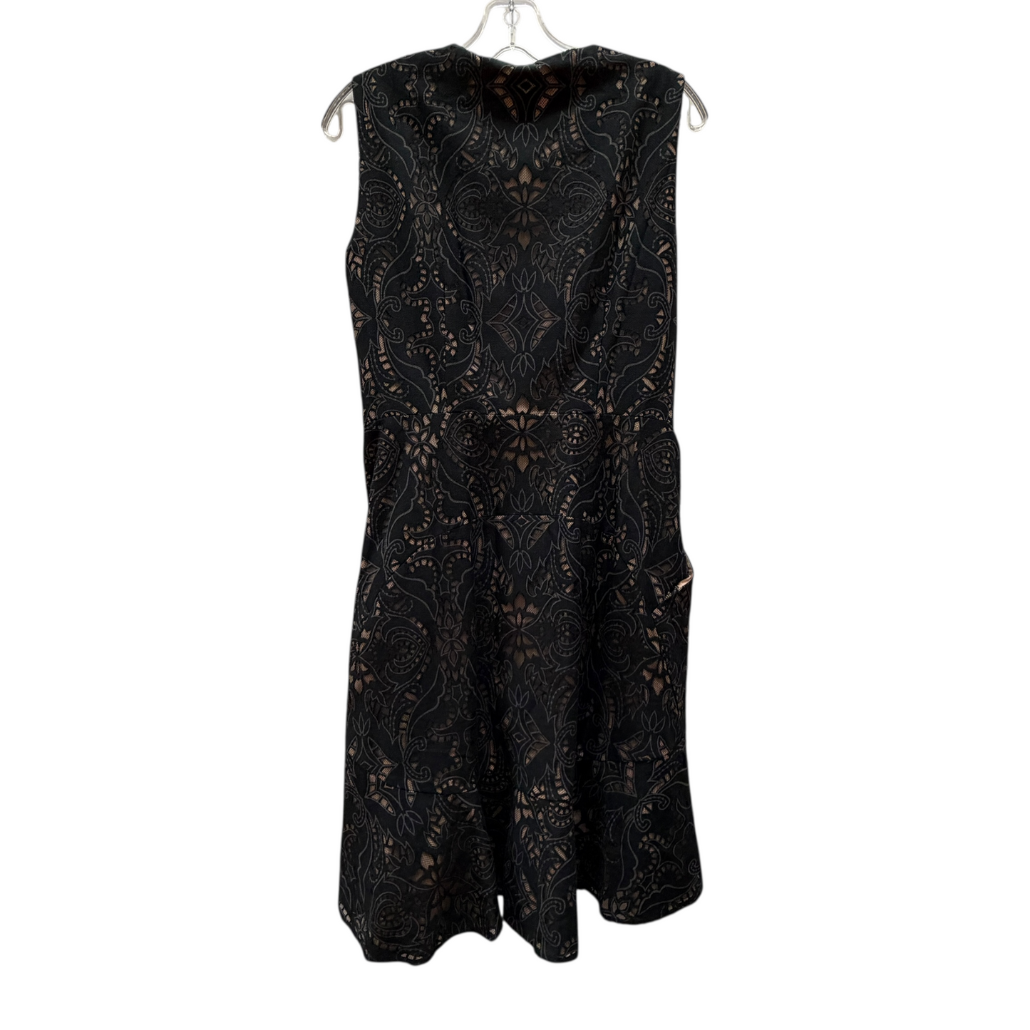 Dress Party Midi By Bcbgmaxazria In Black, Size:6