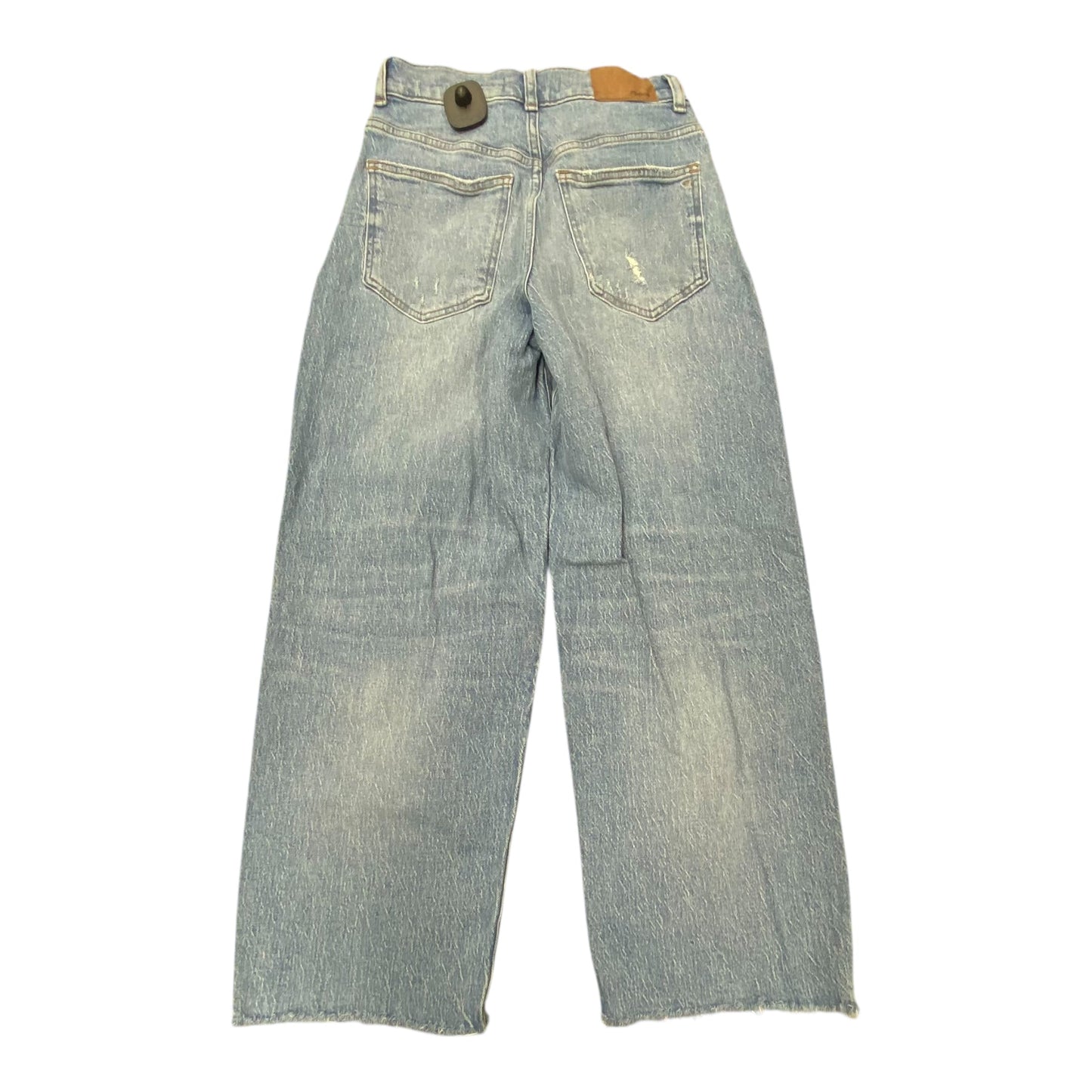 Jeans Wide Leg By Madewell In Blue Denim, Size:0