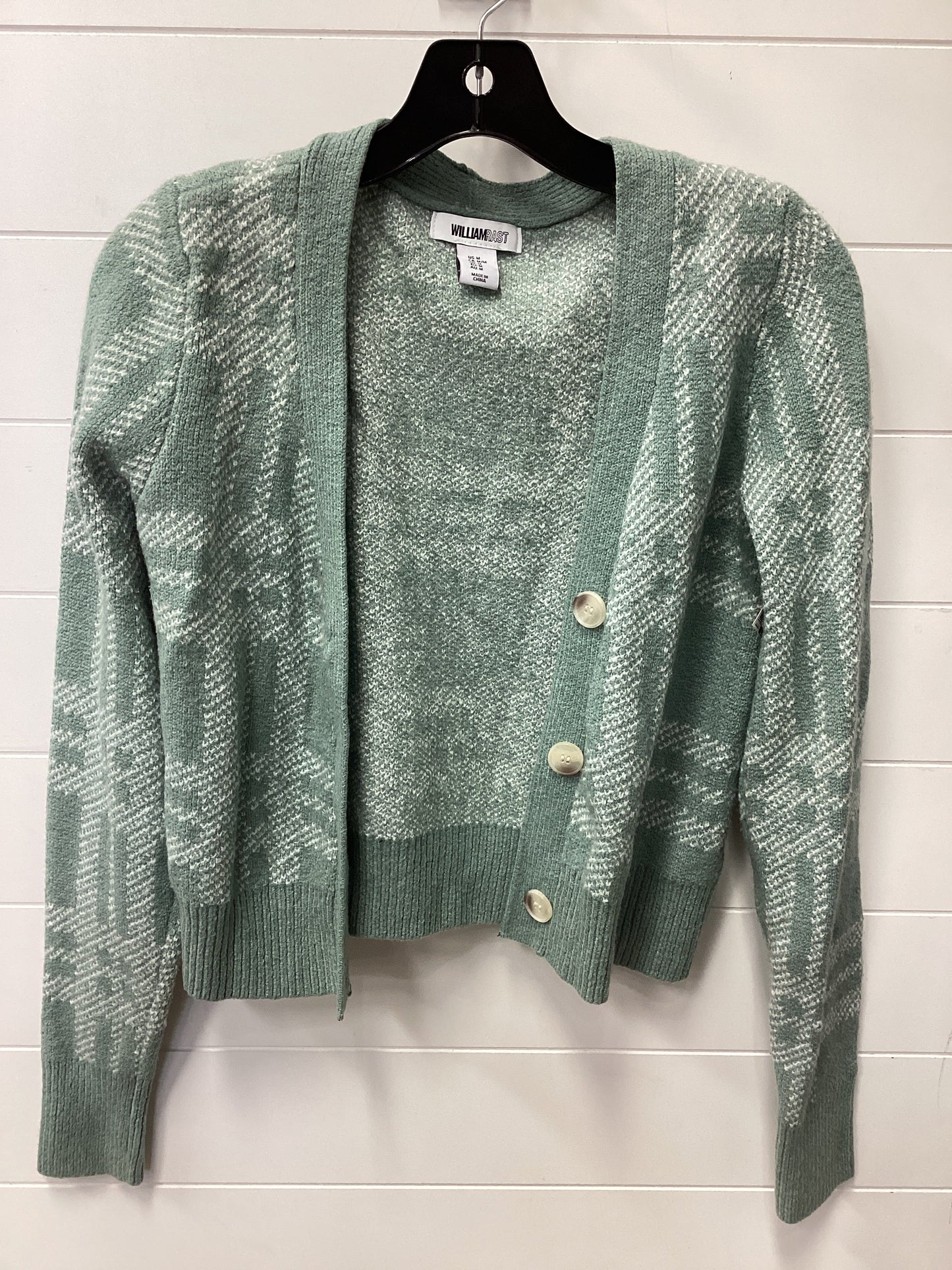 Sweater Cardigan By William Rast In Green, Size:M