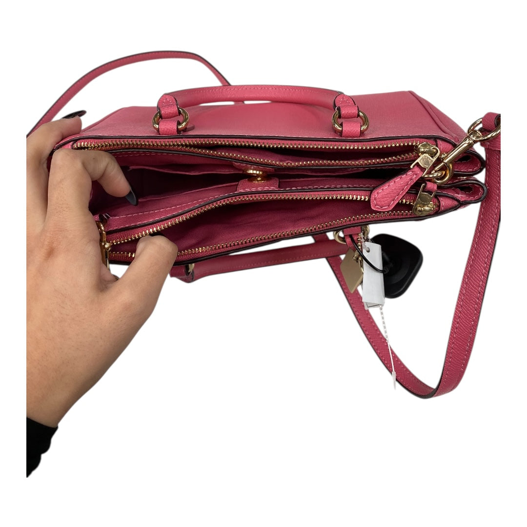 Handbag Designer By Coach In Pink, Size:Small