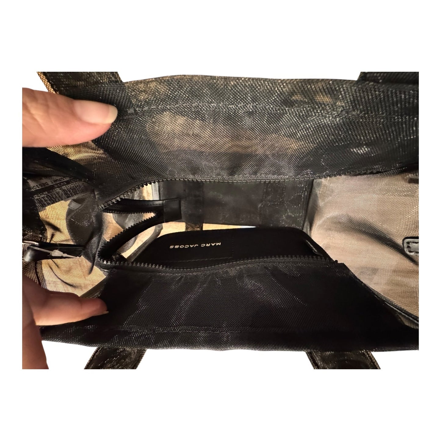 Tote Luxury Designer By Marc Jacobs In Black, Size:Medium