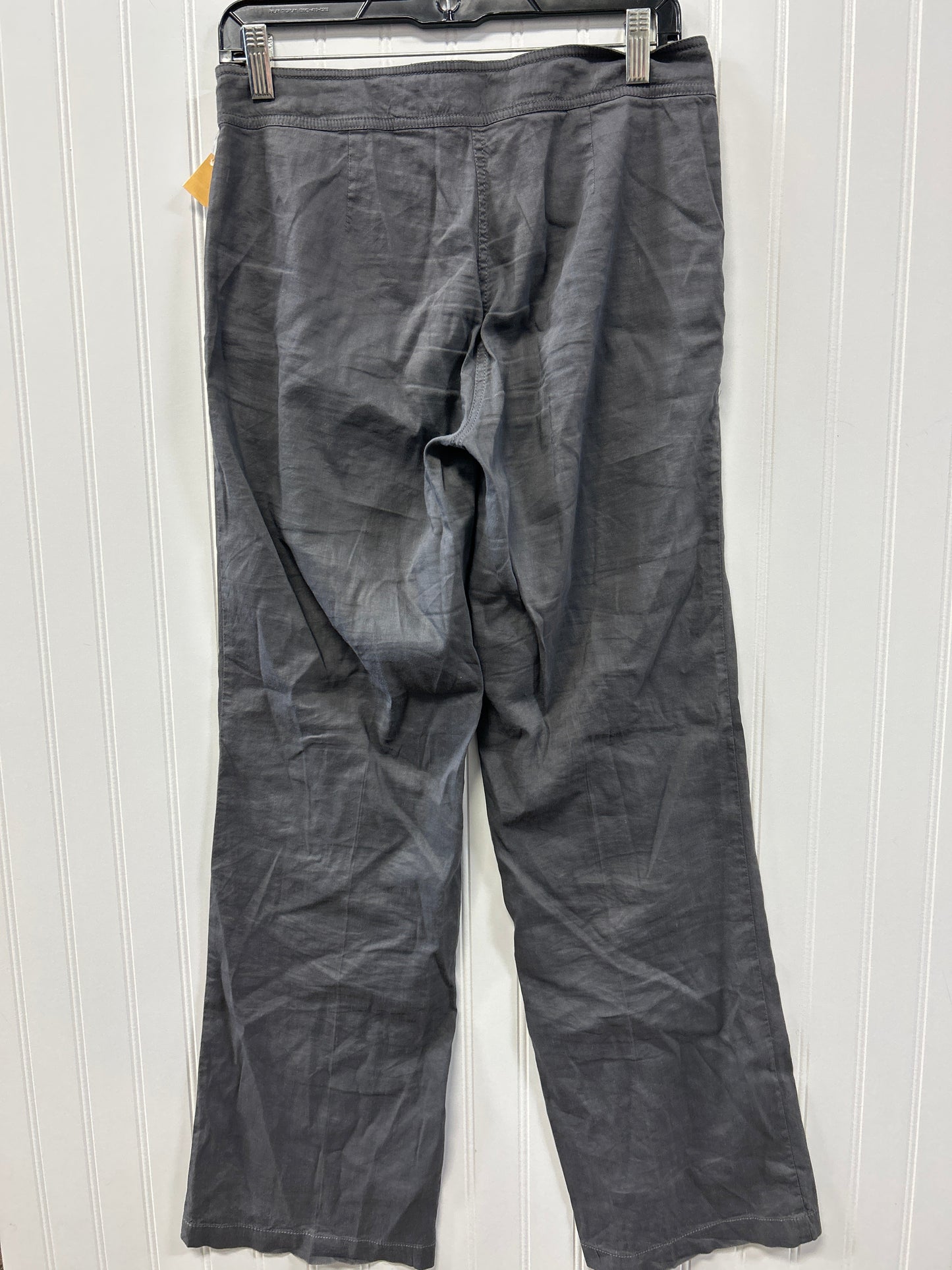 Pants Linen By Eileen Fisher In Grey, Size:4